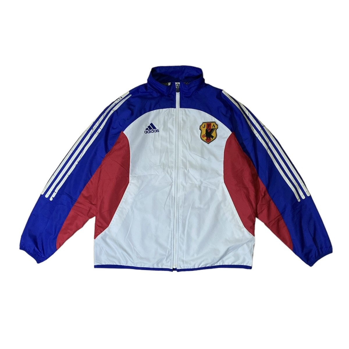 Adidas 2002 Adidas Japan JFA Track Jacket Size US M / EU 48-50 / 2 - 3 Thumbnail