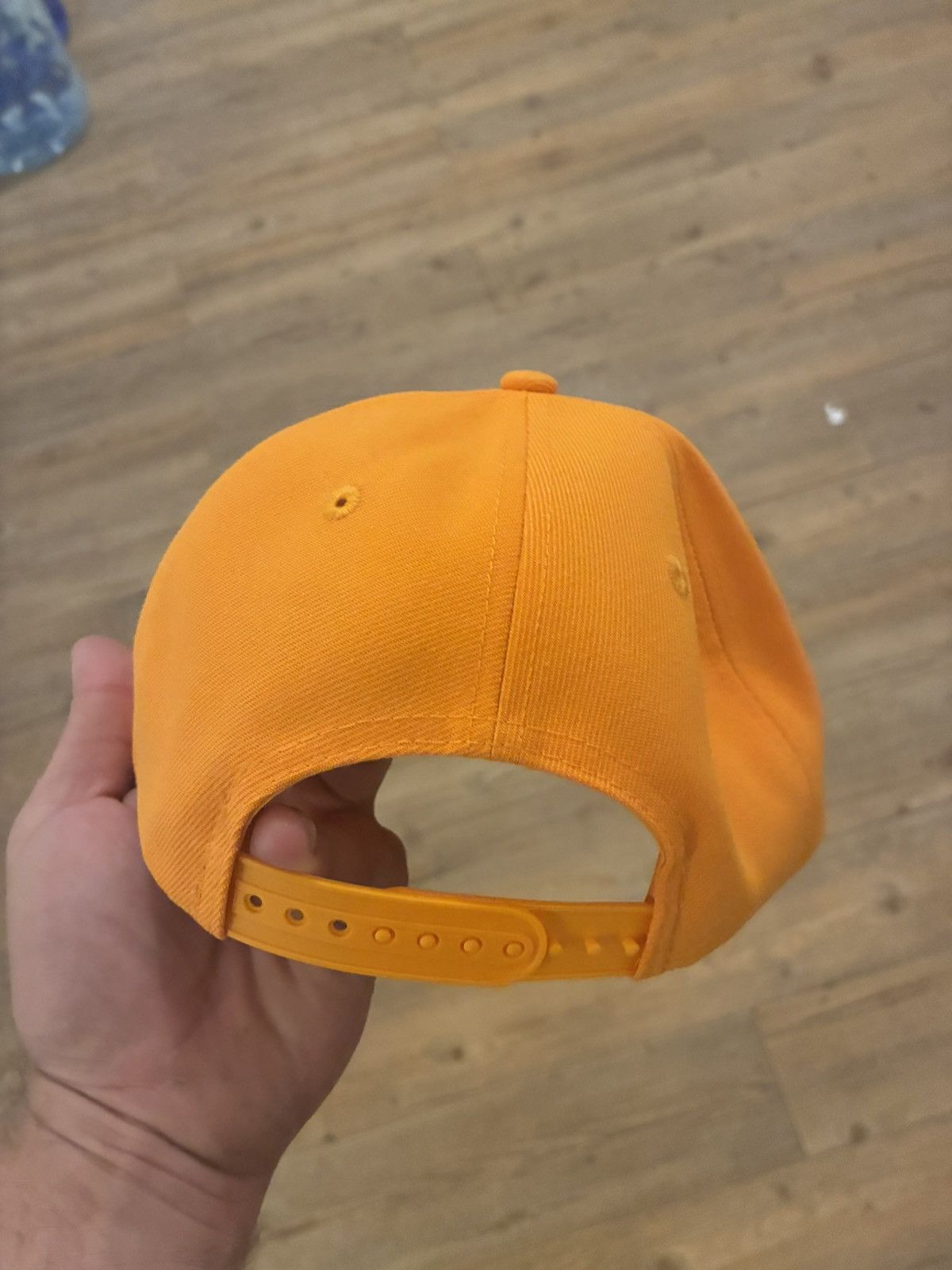 Eric Emanuel Eric emmanuel snapback hat yellow 91 on side Size ONE SIZE - 2 Thumbnail
