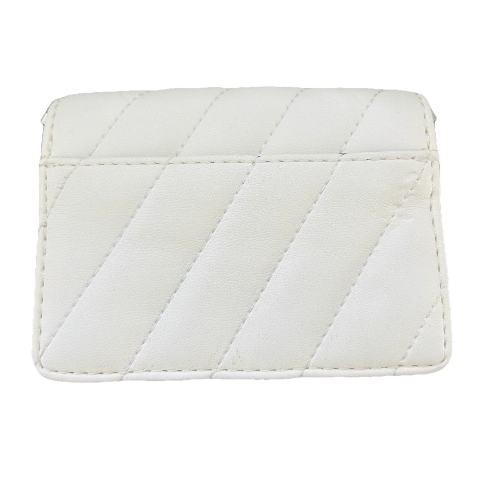 Michael Kors New Michael Kors Mini Purse White Leather Quilted Crossbody Size ONE SIZE - 3 Thumbnail