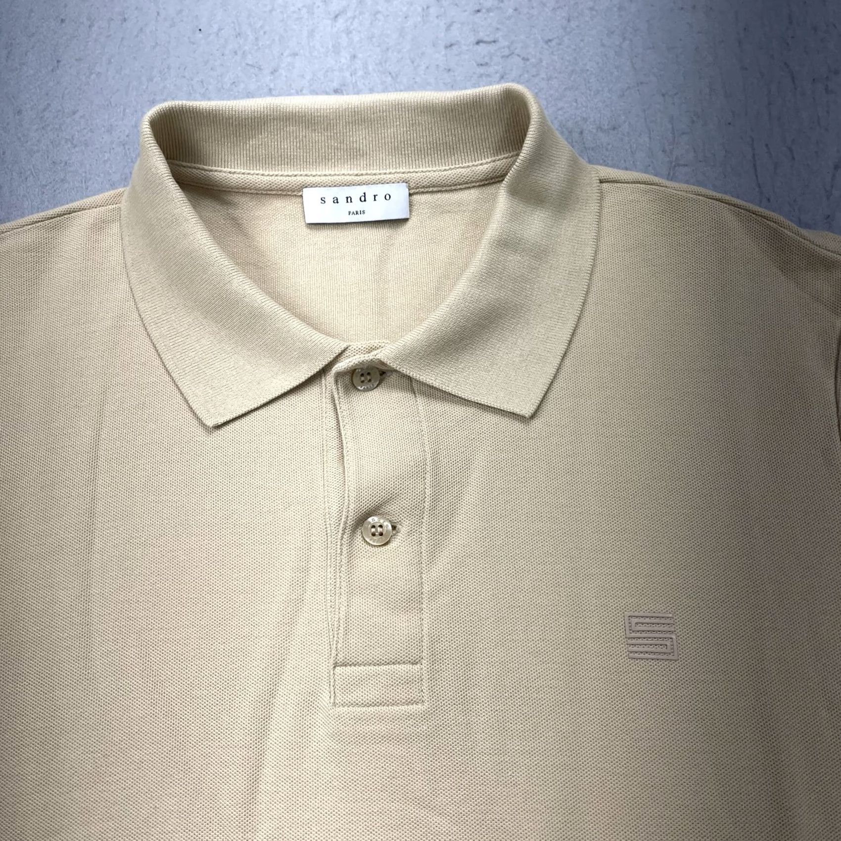 Sandro Sandro Polo Shirt Mens M Brown Cotton 100% Polo Shirt Casual Paris Golf Tennis Logo Shirt Mens Size US M / EU 48-50 / 2 - 2 Thumbnail