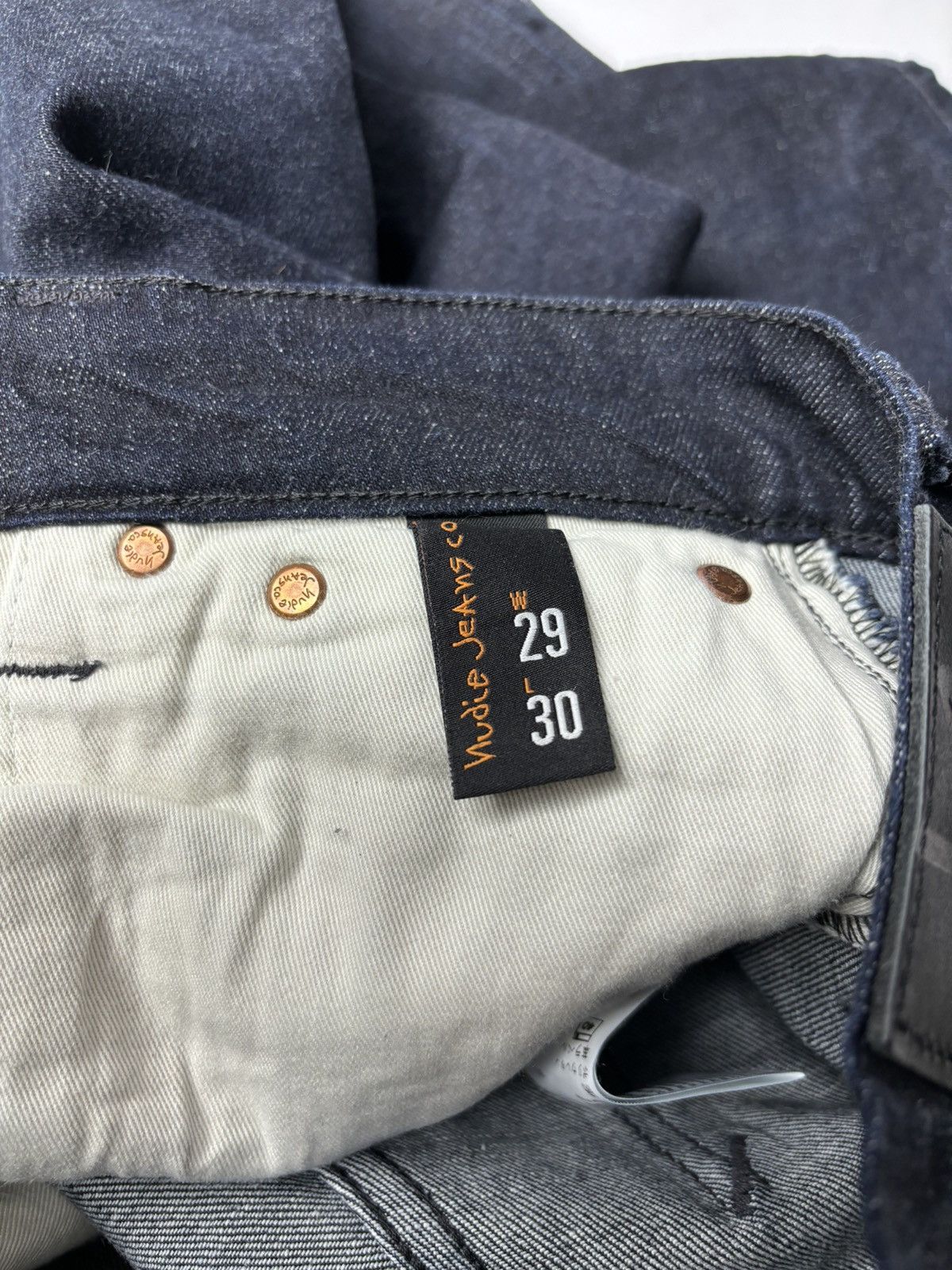 Nudie Jeans Nudie Jeans Thin Finn Dry Deep Dark Organic Cotton Size US 29 - 4 Thumbnail