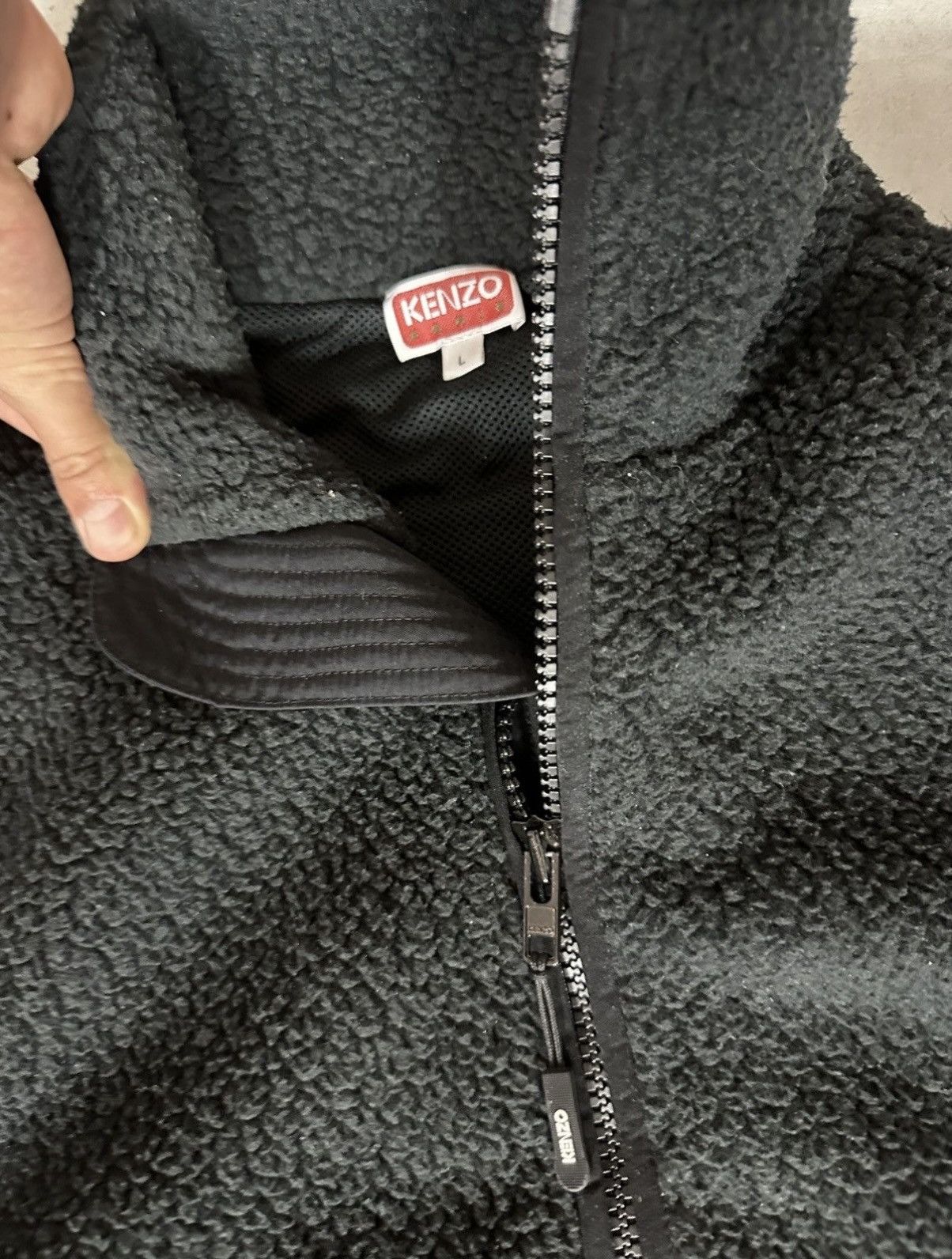 Kenzo Kenzo Paris Fleece Jacket Size US L / EU 52-54 / 3 - 3 Thumbnail