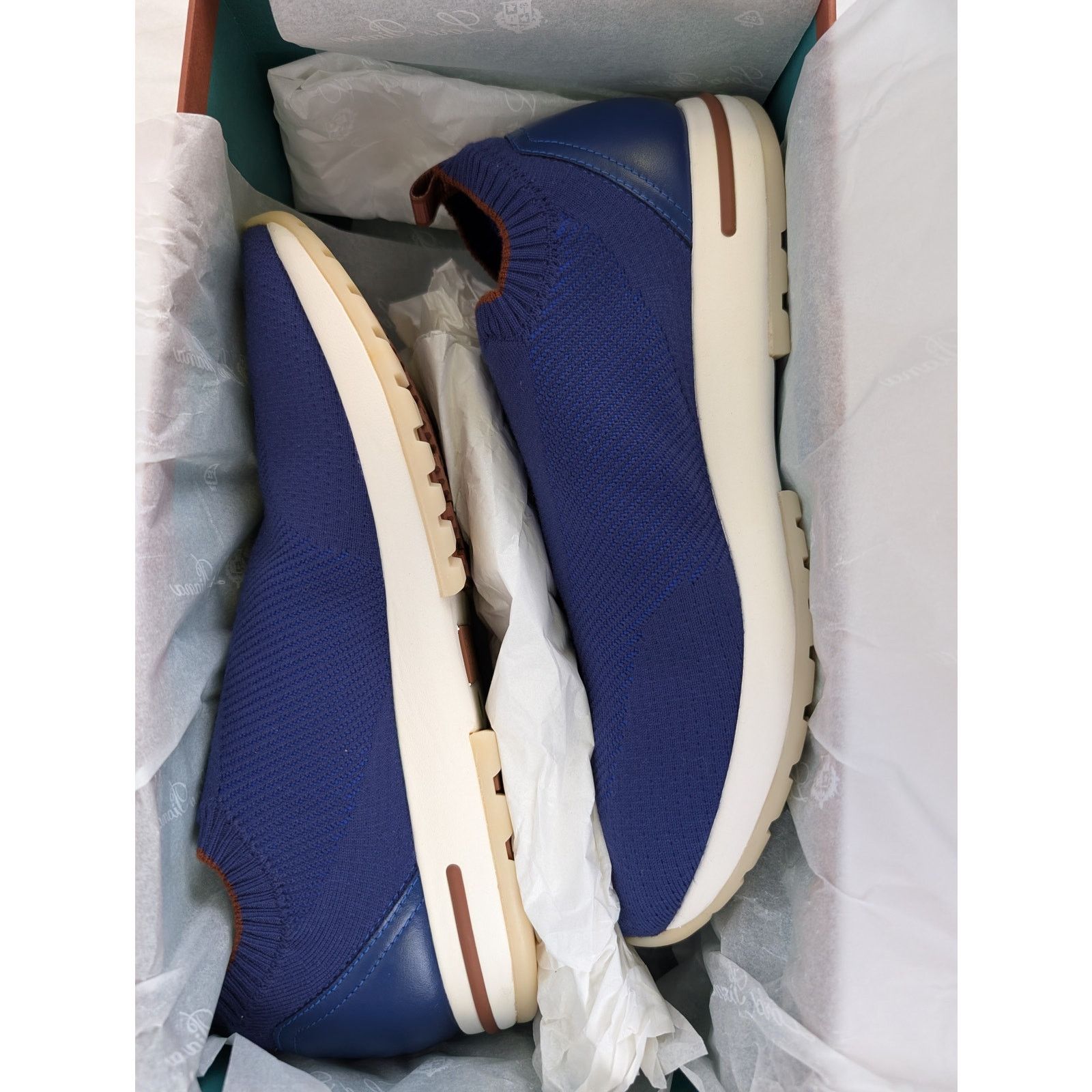 Loro Piana o1rshd1 Flexy Walk Active Wish Sneaker shoe in Blue/Beige Size US 10 / EU 43 - 20 Thumbnail