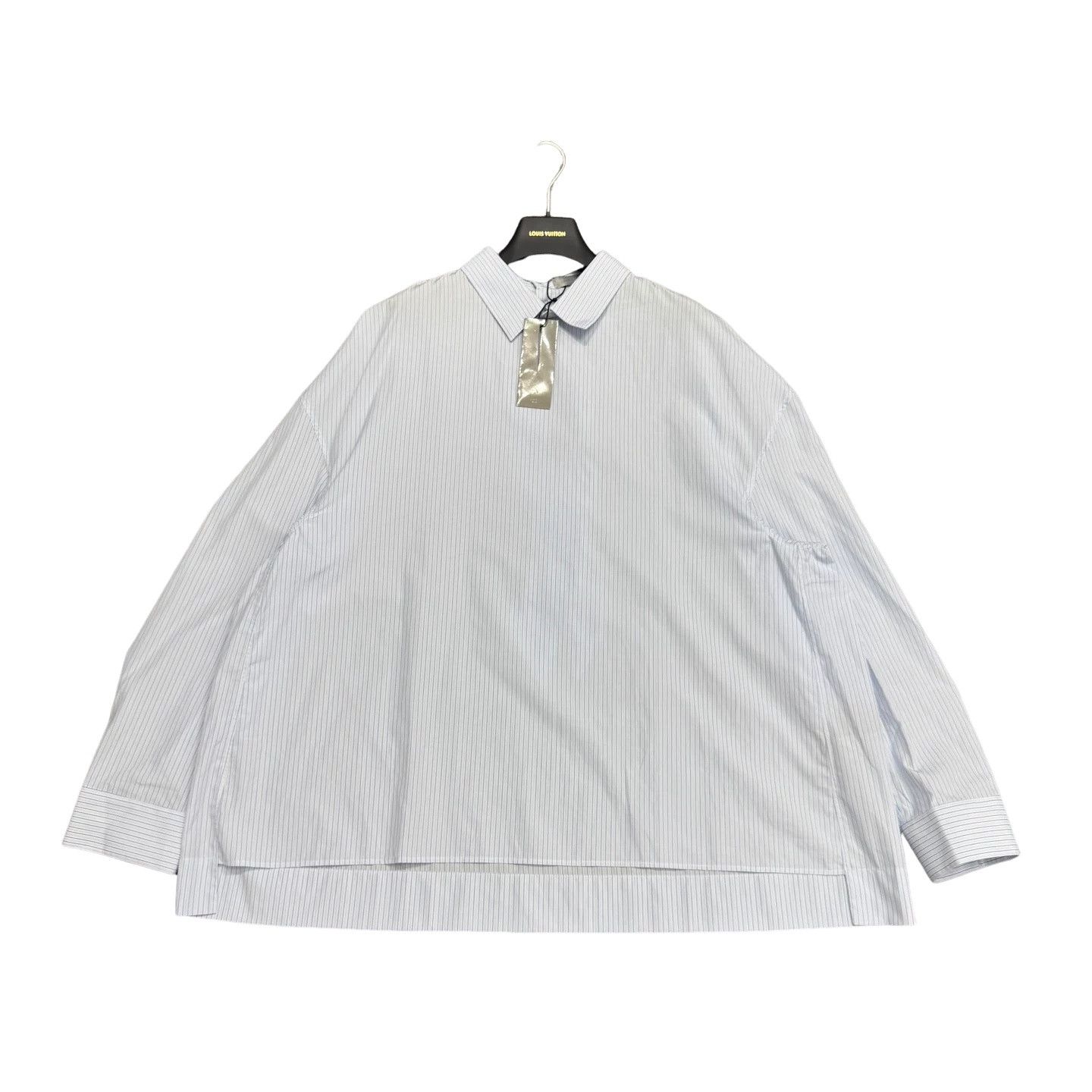 Dior Dior Blue White Stripe Shirt Size L Size US L / EU 52-54 / 3 - 1 Thumbnail