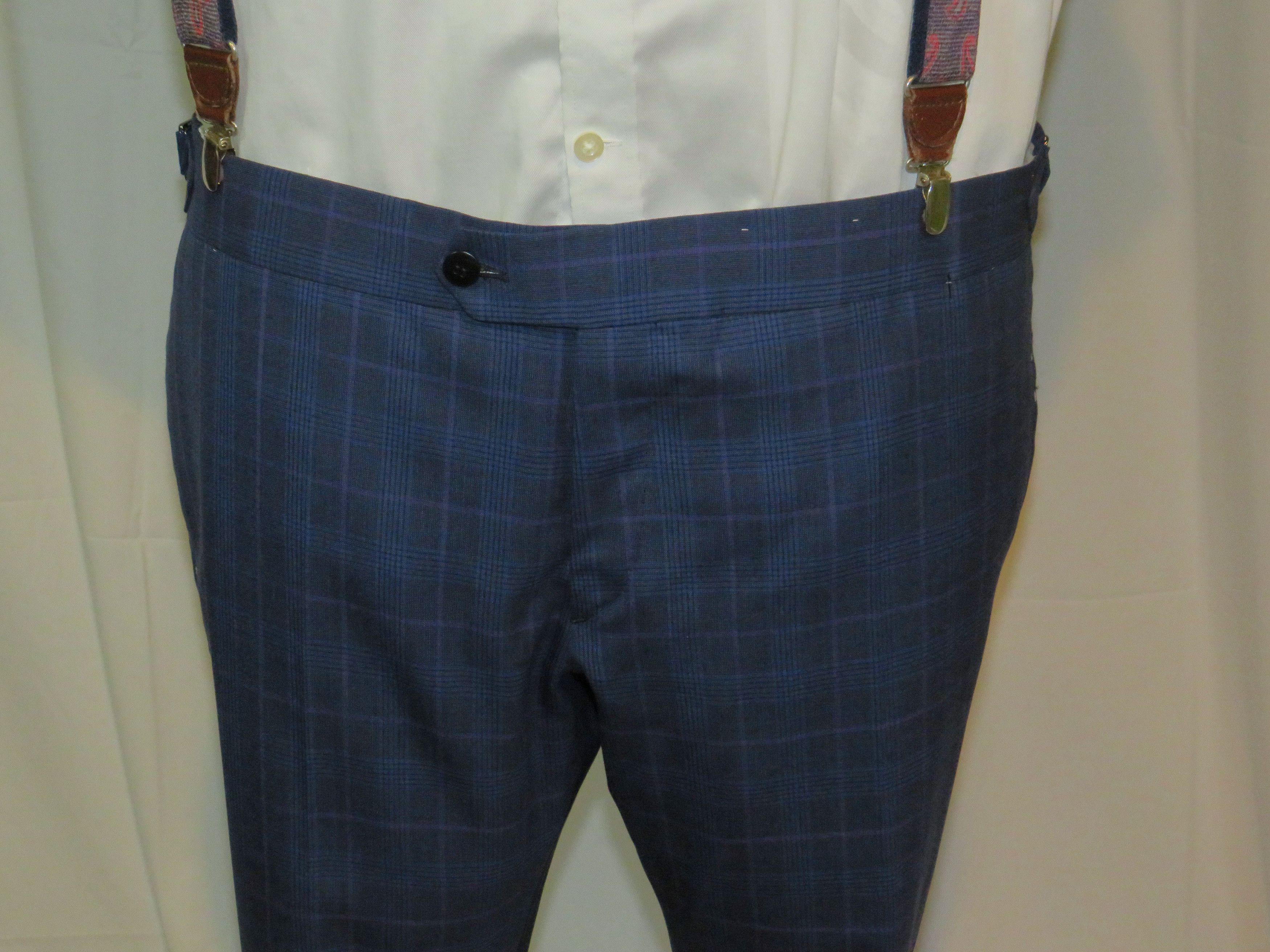 Brioni Brunico Blue Plaid Three Button Suit 44L NWT $11,675 Size 44L - 15 Thumbnail