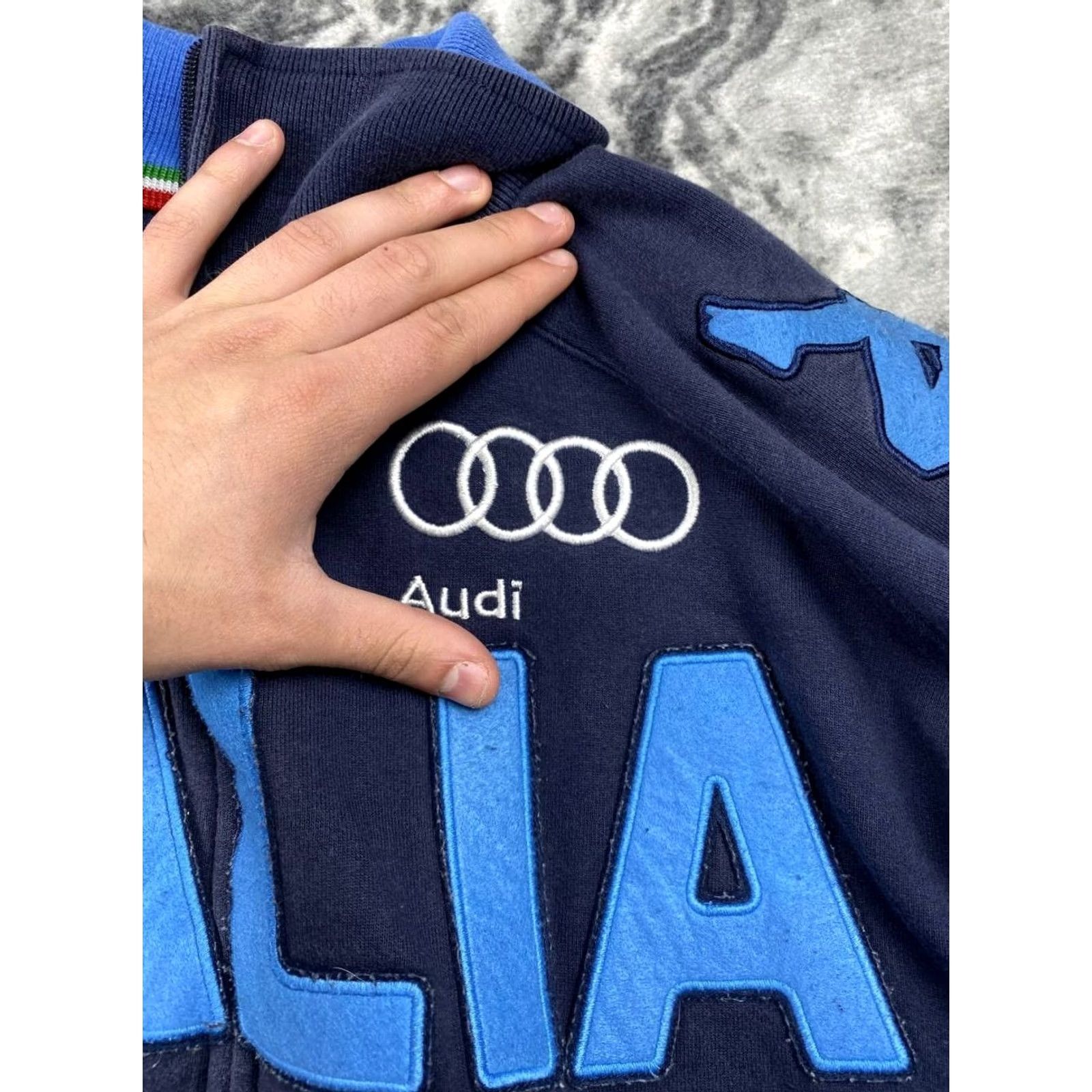 Kappa VINTAGE Kappa F.I.S.I. Italy Olympic Ski Team 00s Track Jacket Men XL Blue Size US XL / EU 56 / 4 - 5 Thumbnail
