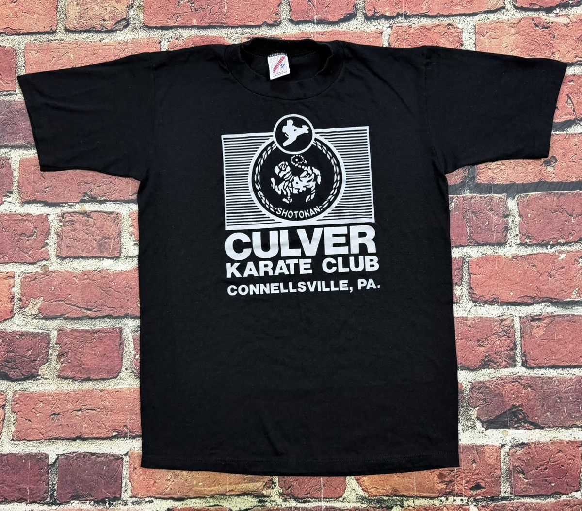Jerzees Vintage 80s Culver Karate Club Tee Single Stitch Shotokan Size US M / EU 48-50 / 2 - 1 Thumbnail