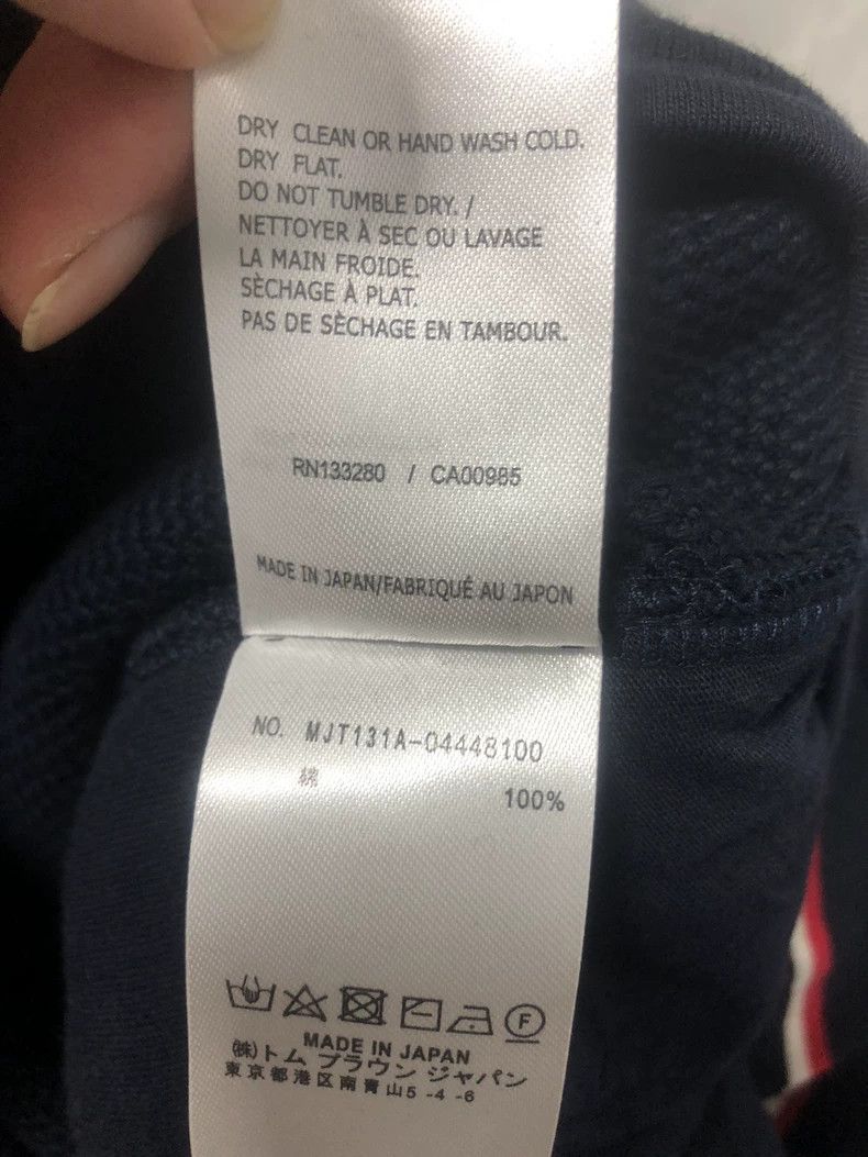 Thom Browne size2 Dark blue waffle trousers