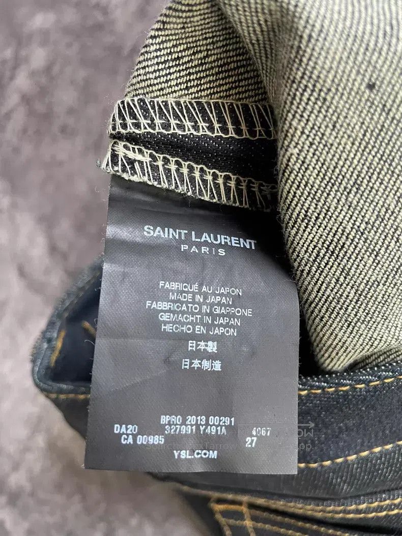 Saint Laurent Paris Saint Laurent Paris Indigo Raw Basic Denim Jeans i Size US 27 - 6 Thumbnail