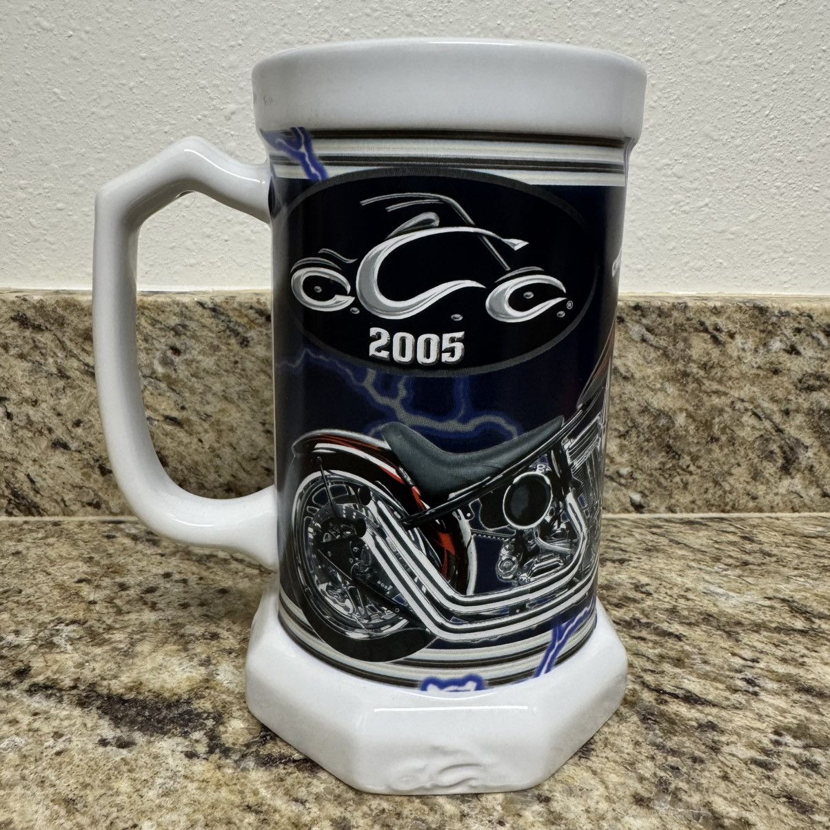 Vintage × West Coast Choppers 2005 Orange County Choppers New York Motorcycle 7” Mug 36 OZ Size ONE SIZE - 4 Thumbnail