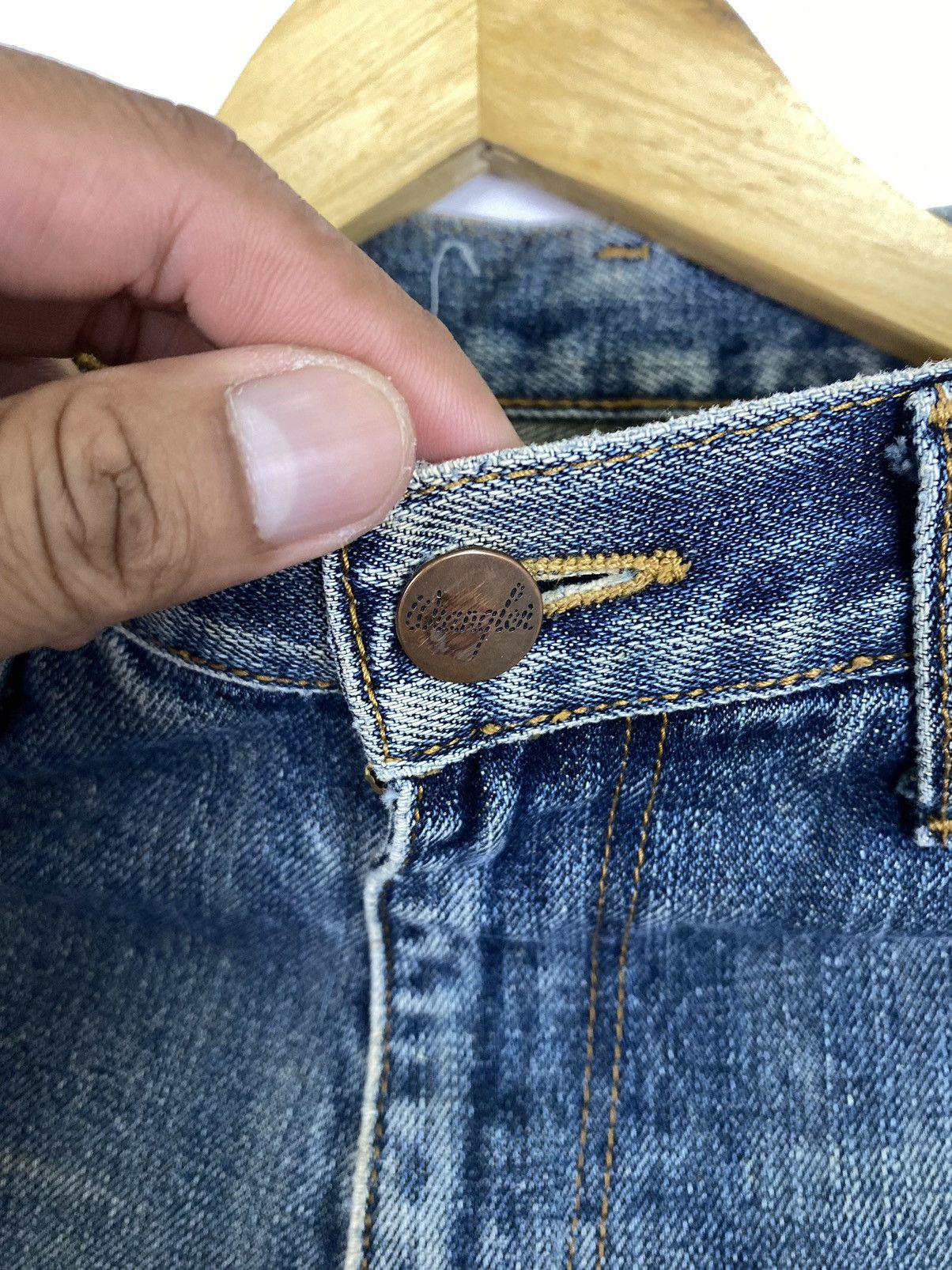 Vintage × Wrangler Vintage Wrangler Denim Distressed Size US 28 / EU 44 - 8 Thumbnail