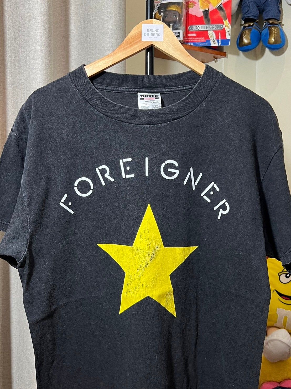 Band Tees × Vintage Vintage 90's Foreigner Star shirt BN Size US L / EU 52-54 / 3 - 5 Thumbnail
