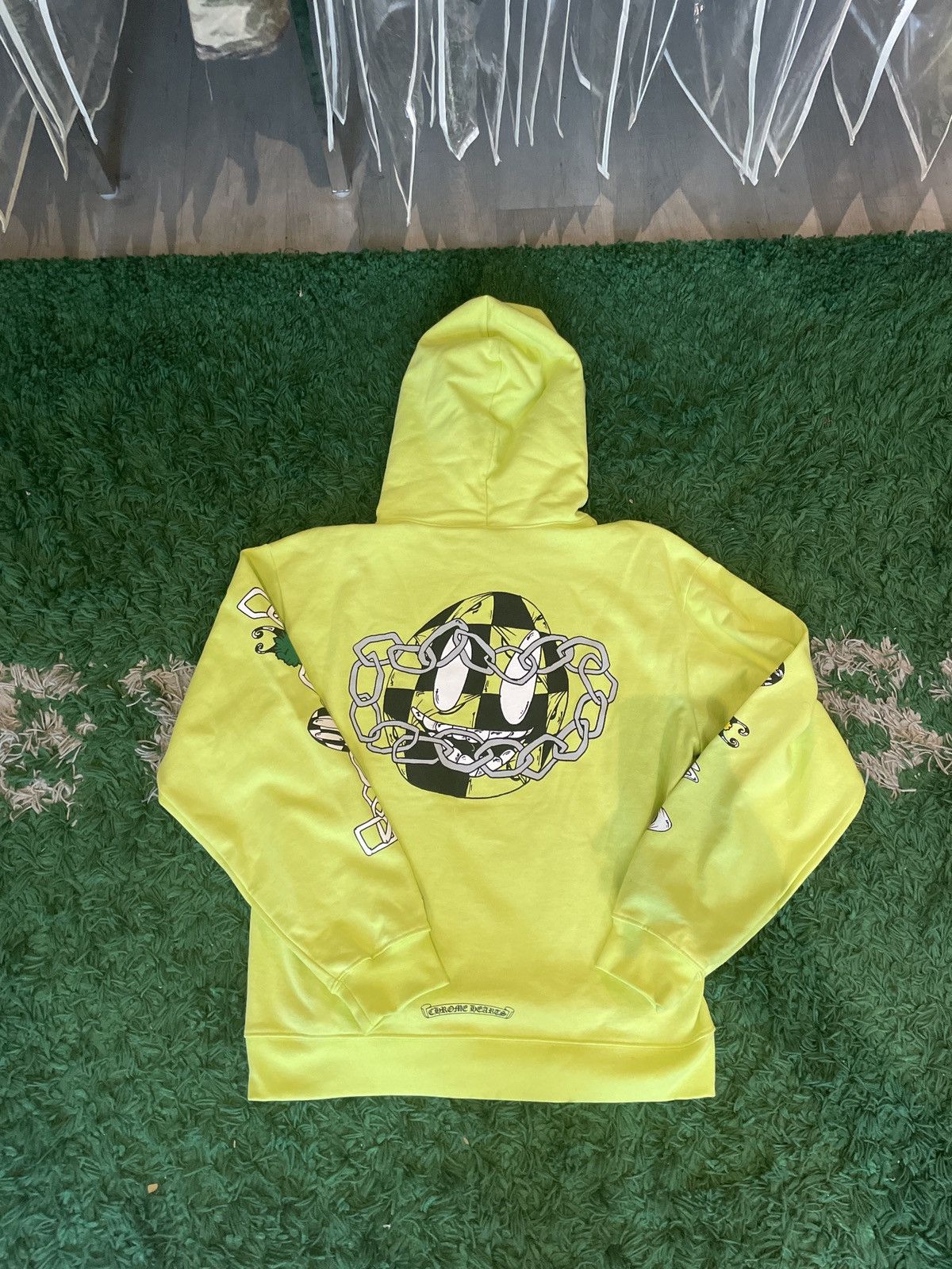 Chrome Hearts Chrome Hearts Matty Boy Link Hoodie Lime Size US L / EU 52-54 / 3 - 2 Thumbnail
