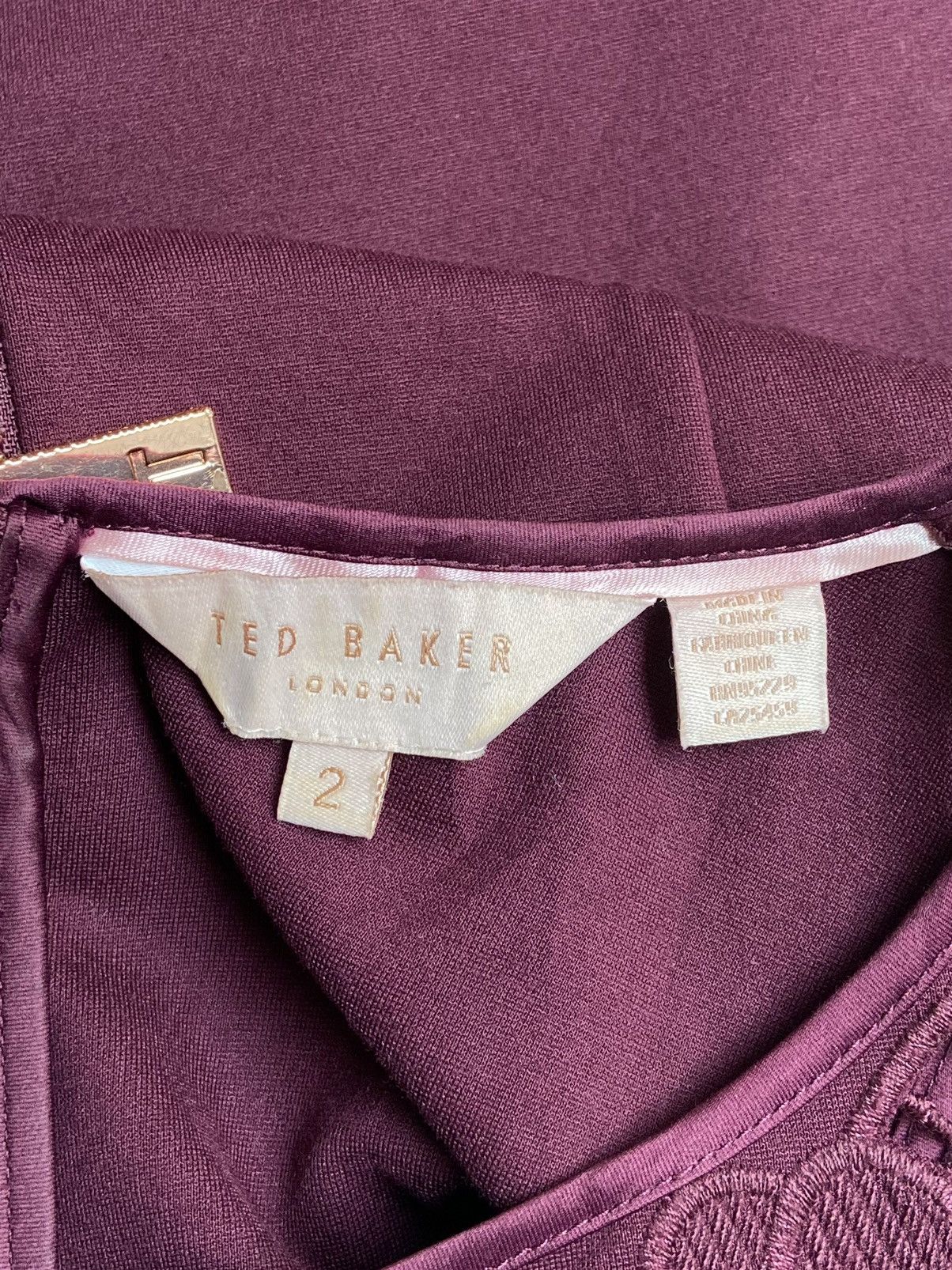Ted Baker TED BAKER Midi Dress Size XXS / US 00 / IT 34 - 12 Thumbnail