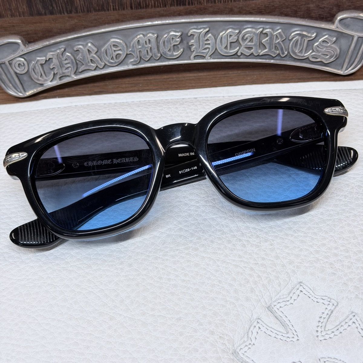Chrome Hearts Chrome Hearts Drippin 1/1 Sunglasses Size ONE SIZE - 1 Thumbnail