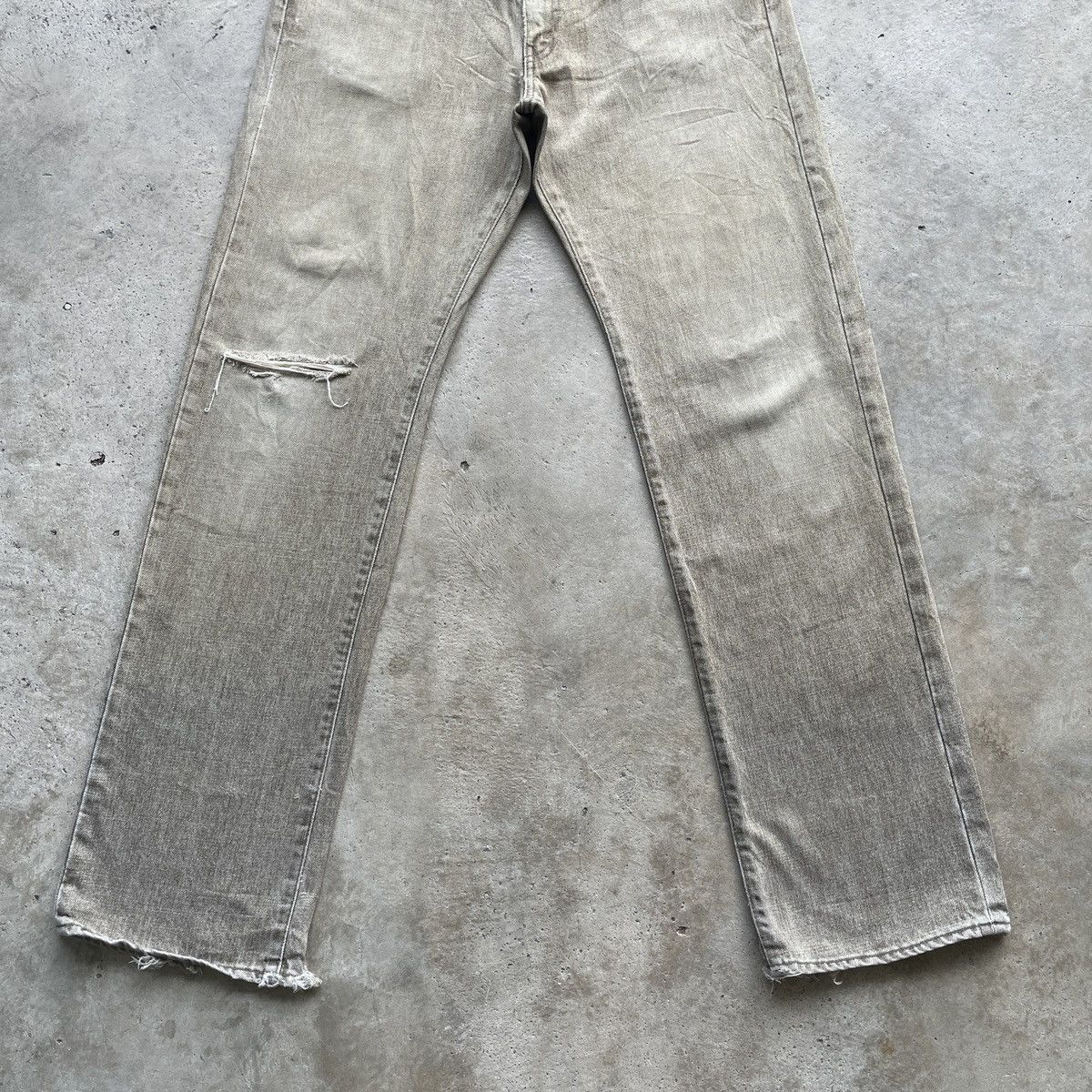 Japanese Brand Vintage Japan Distressed Eagle Logo Faded Jeans Denim Pants Size US 32 / EU 48 - 5 Thumbnail