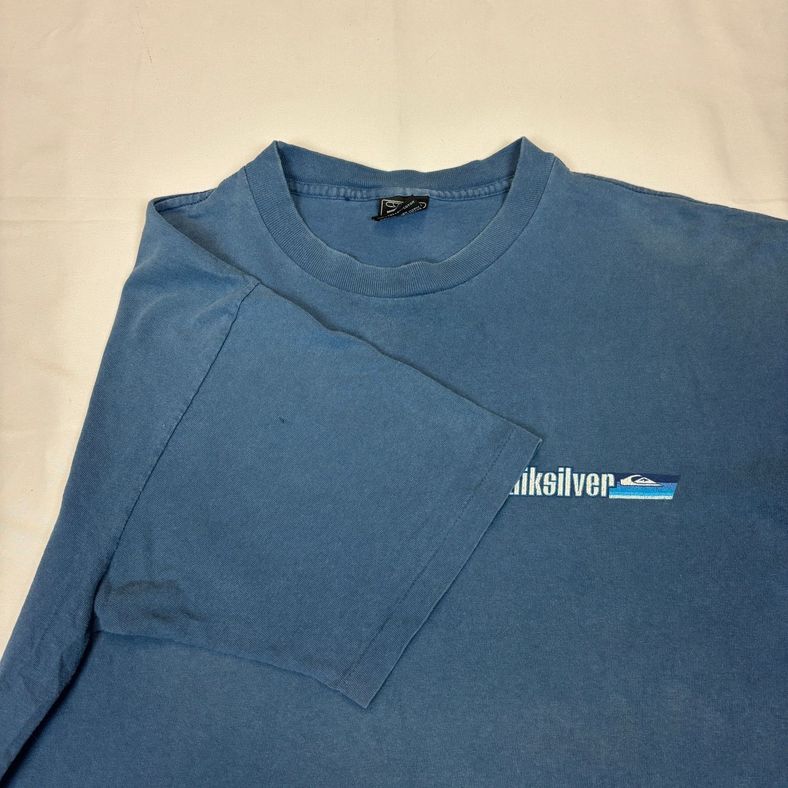 Quiksilver Vintage 90s Quiksilver Tee Shirt Men's Large Surf Big Logo Size US L / EU 52-54 / 3 - 3 Thumbnail