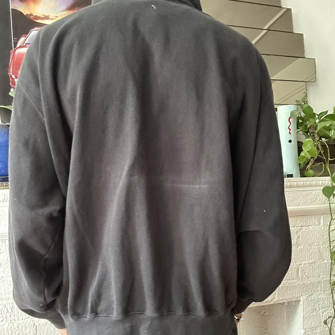 Other ASTROBOI* BLACK OVERSIZED CUT OUT ZIP UP HOODIE _ 4XL BIG Size US XXL / EU 58 / 5 - 6 Thumbnail