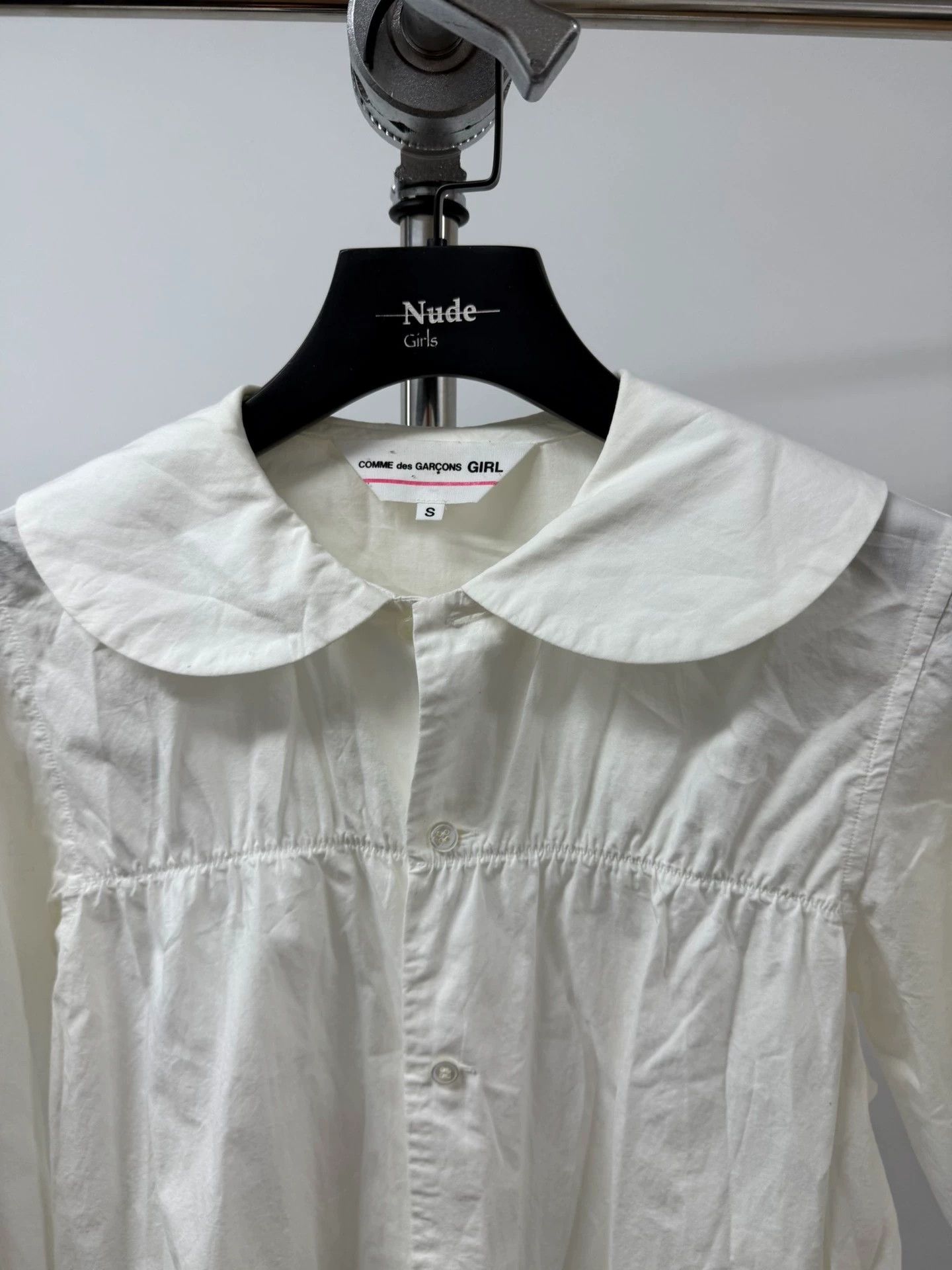 Comme des Garcons Comme des Garçons gathered ruffle collar shirt Size S / US 4 / IT 40 - 5 Thumbnail