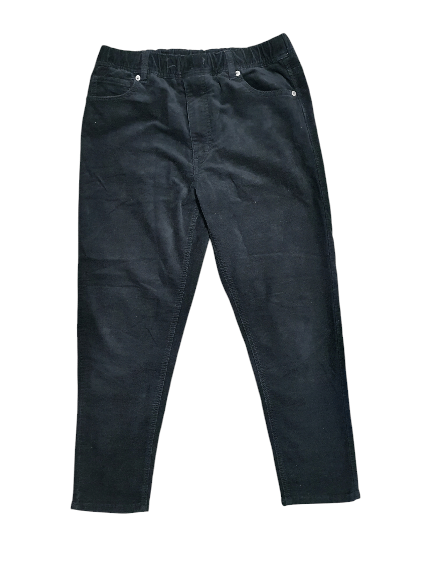 Japanese Brand × MOUSSY AZUL BY MOUSSY 28”-33”/36” BLACK CORDUROY ANKLE PANTS Size US 32 / EU 48 - 2 Thumbnail
