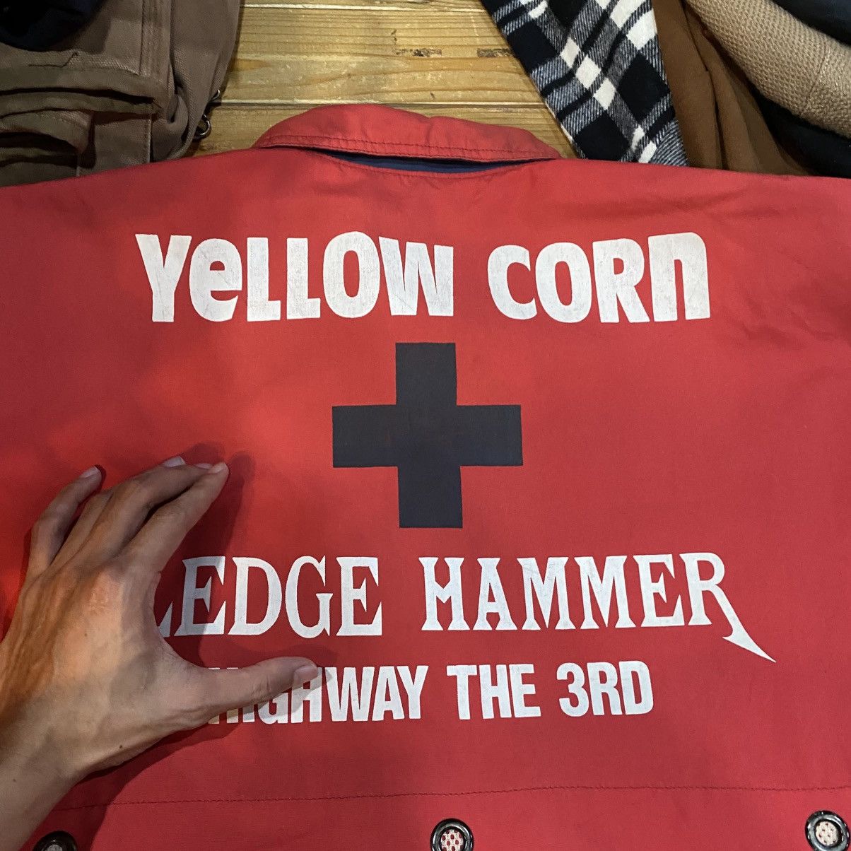 Vintage × YELLOW CORN Vintage Yellow Corn Racing Sledge Hammer Bomber Jacket Size US M / EU 48-50 / 2 - 10 Thumbnail