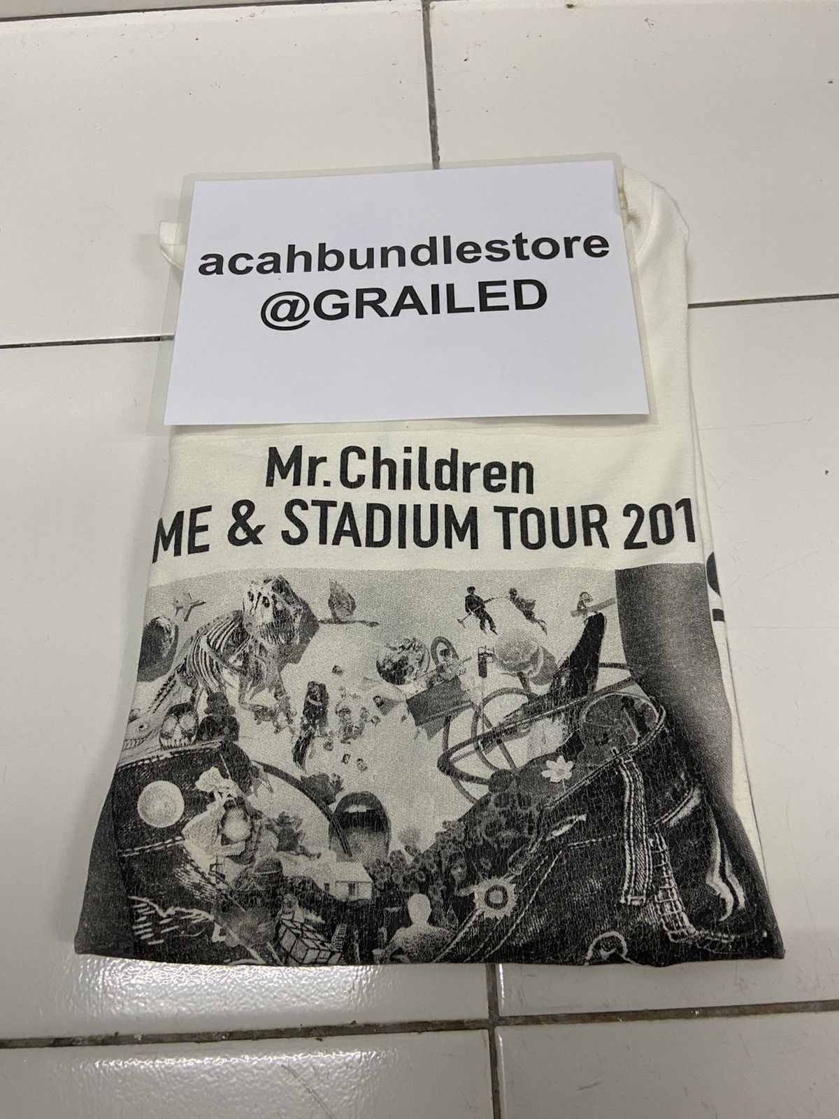Japanese Brand MR.CHILDREN DONE & STADIUM TOUR 2017 TEE SHIRT Size US M / EU 48-50 / 2 - 14 Thumbnail