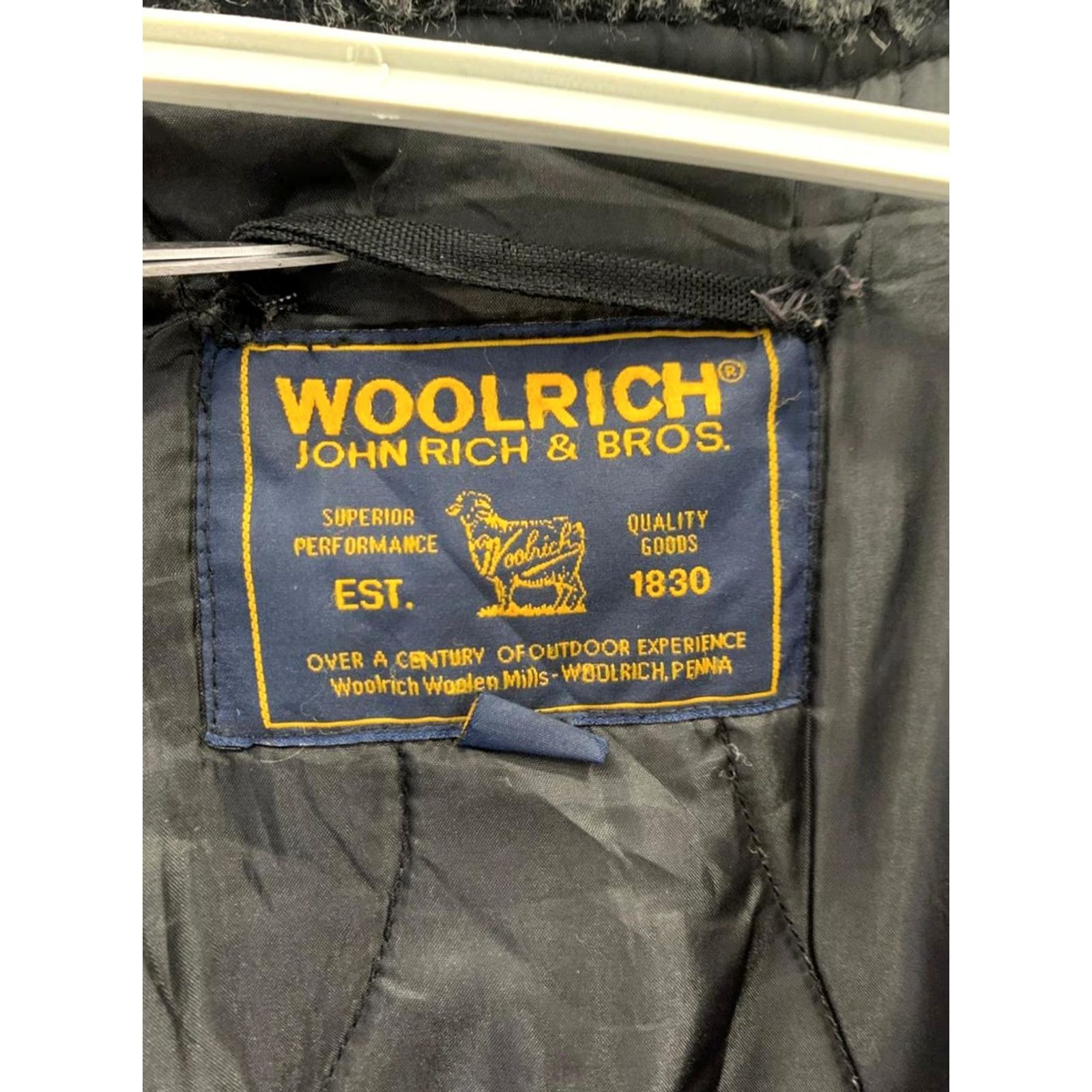 Vintage VINTAGE Woolrich John Rich & Bros Arctic Bomber Jacket Fur Hood Black L Mens Size L Coat Size US L / EU 52-54 / 3 - 4 Thumbnail