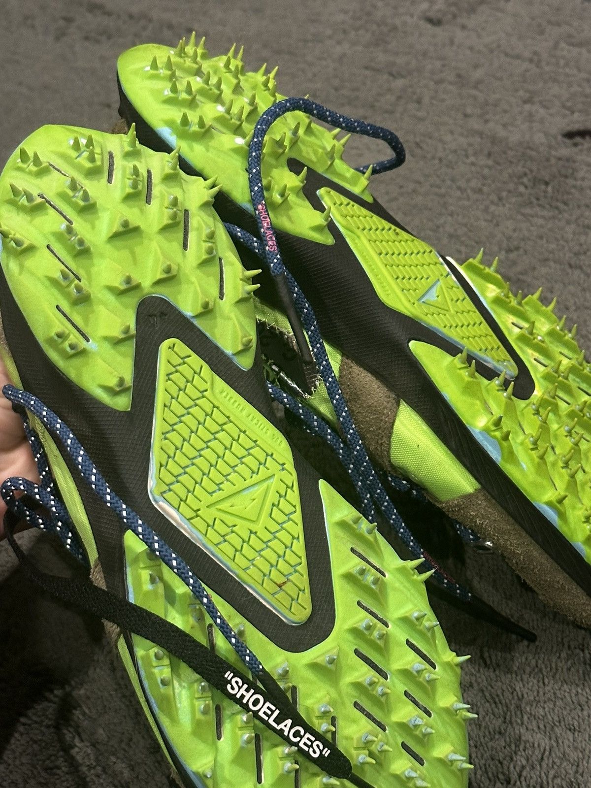 Nike × Off-White OFF-White x Nike Zoom Terra Kiger 5 Green Size US 10 / EU 43 - 10 Thumbnail