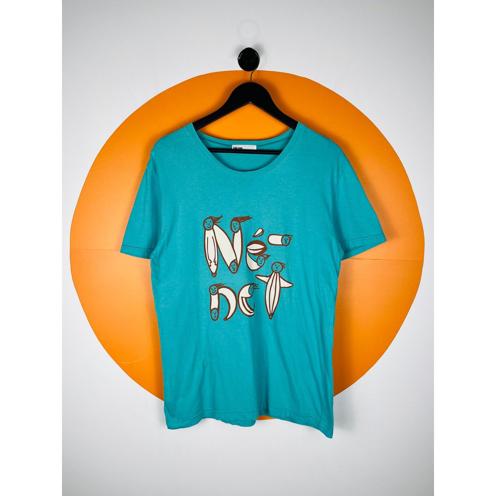 Ne-net Issey Miyake tshirt japanese designer chest logo tee