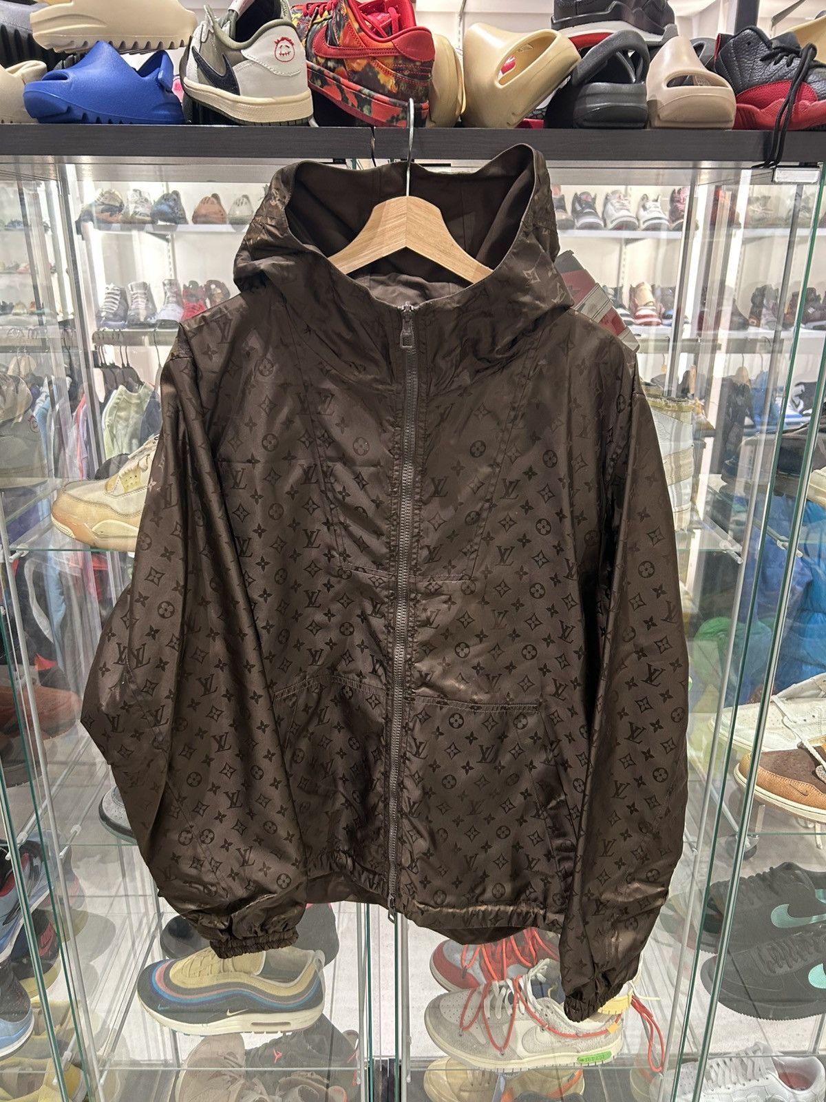 Louis Vuitton Louis Vuitton Reversible Nylon windbreaker Brown Size US XXL / EU 58 / 5 - 1 Thumbnail