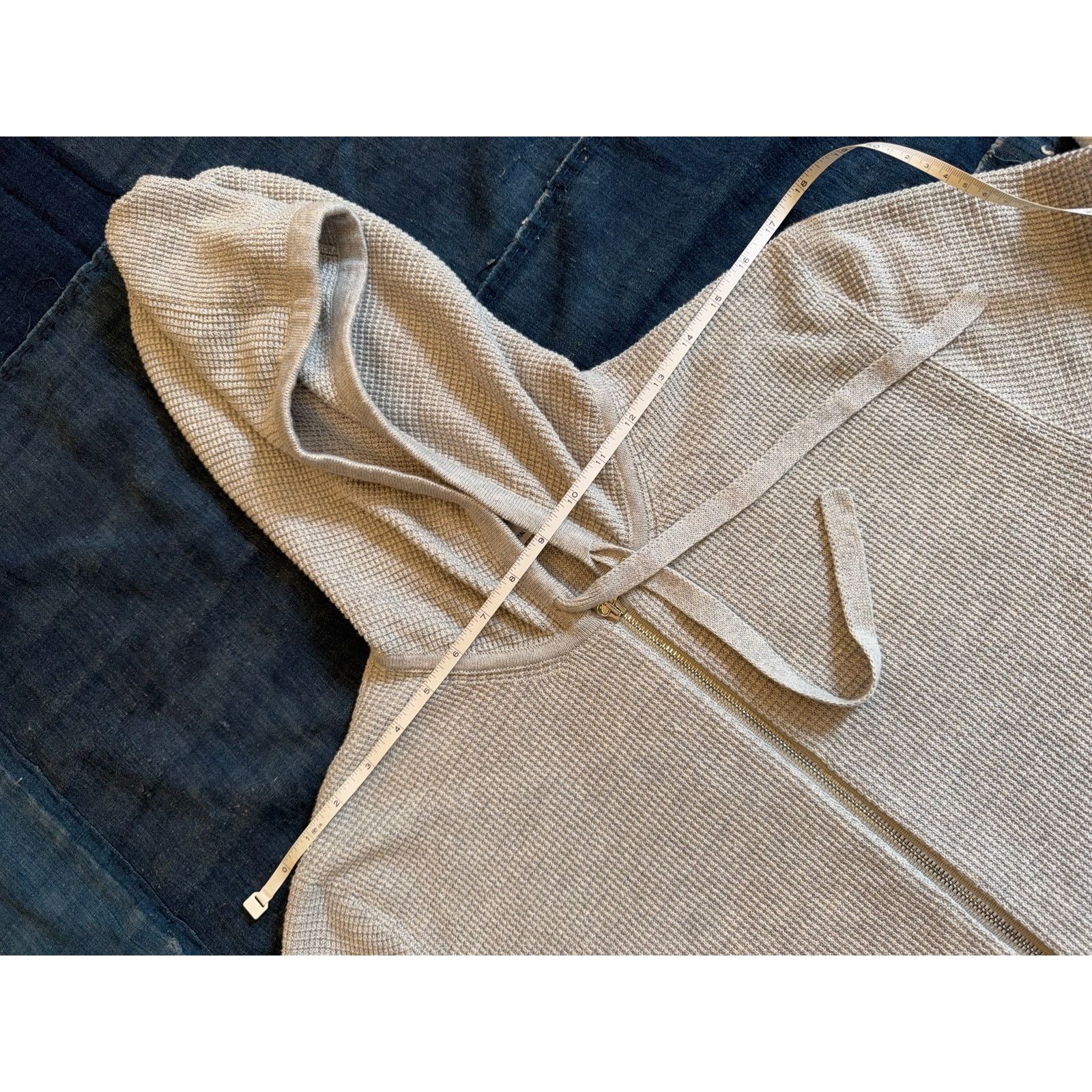 Thom Browne $1,850 Thom Browne Linen Cotton 4-Bar Relaxed Fit Zip hoodie Size US S / EU 44-46 / 1 - 8 Thumbnail