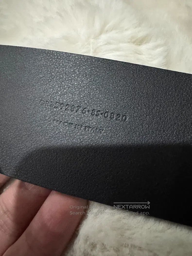 Saint Laurent Paris Saint Laurent Paris size 85 Black Gold Leather Belt Size ONE SIZE - 4 Thumbnail