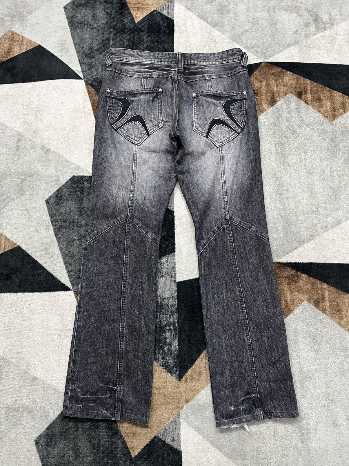 Other Y2K Hideaways Nicole Nfcm Flared Distress Punk Jeans Size US 31 - 4 Thumbnail