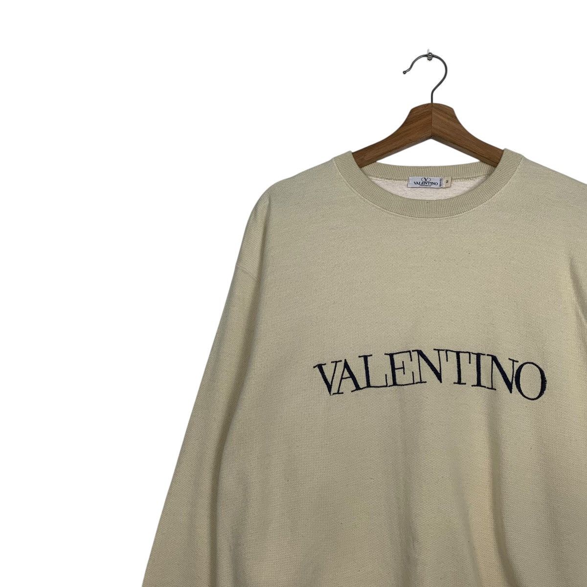 Valentino Vintage Valentino Big Logo Crewneck Sweatshirt Size US M / EU 48-50 / 2 - 6 Thumbnail
