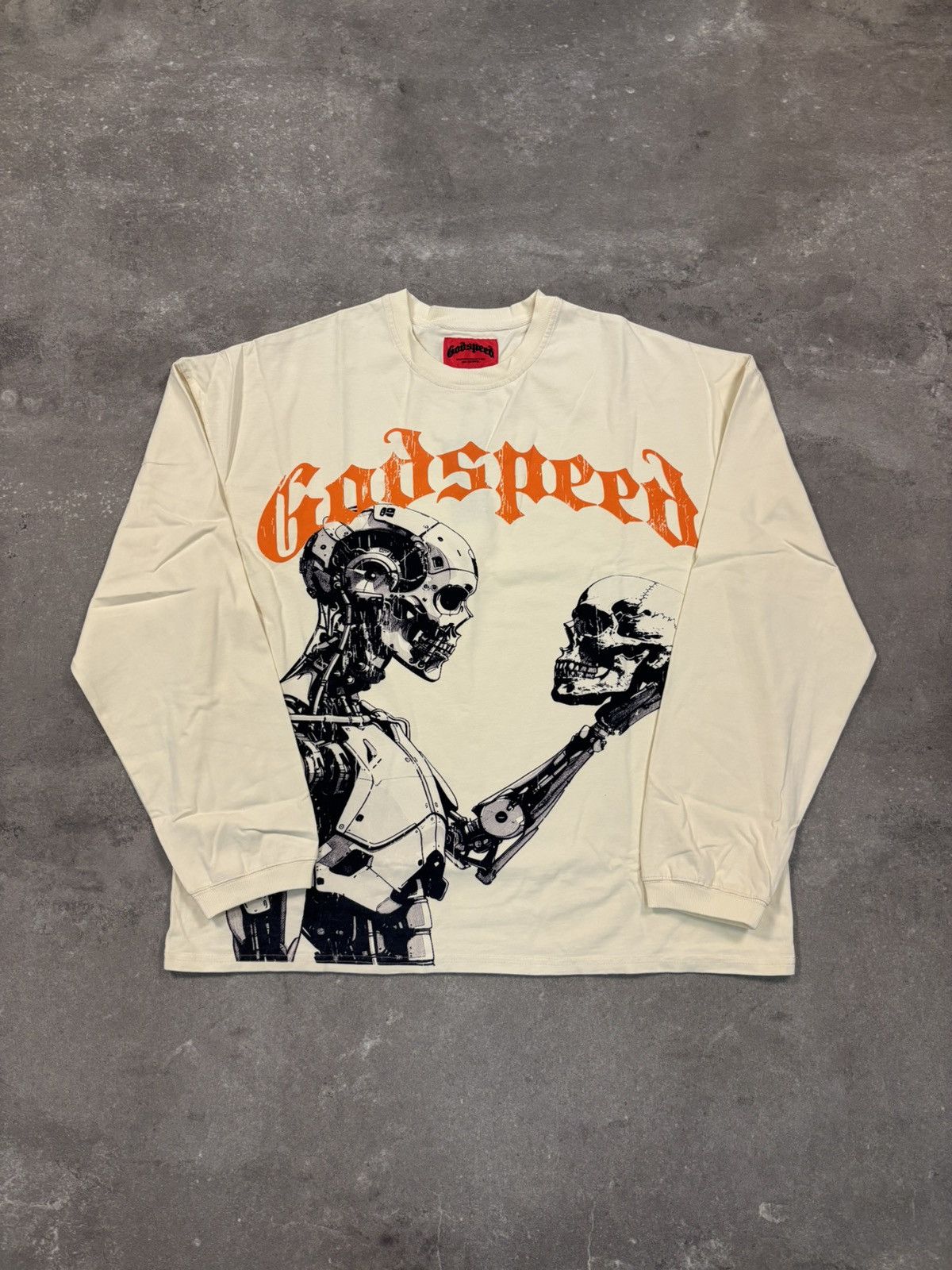 Godspeed Godspeed Human VS AI Longsleeve, Bone Size US XXL / EU 58 / 5 - 1 Thumbnail