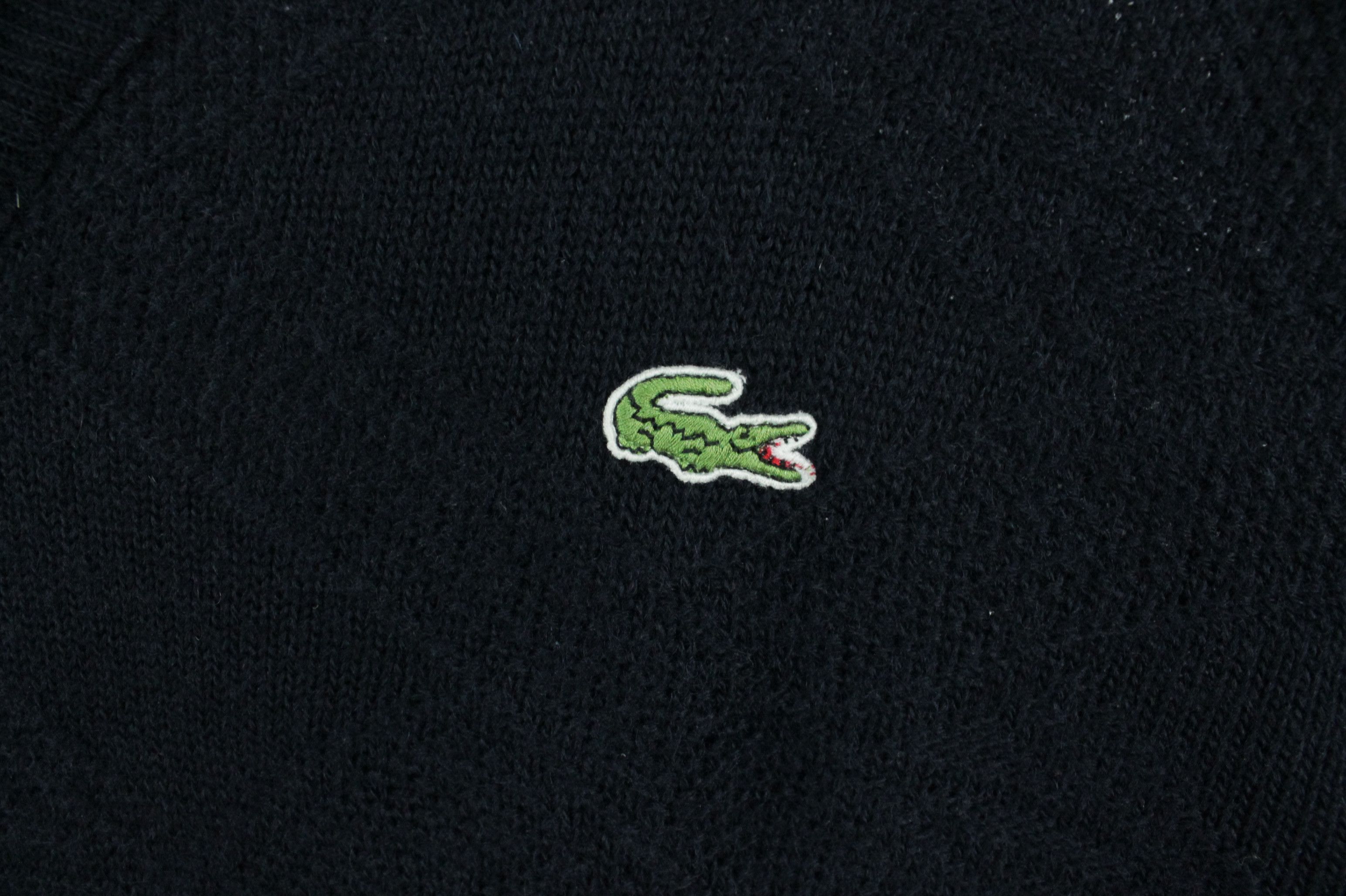Lacoste Vintage Lacoste Pattern Knit Navy Wool Sweater Size US S / EU 44-46 / 1 - 4 Thumbnail