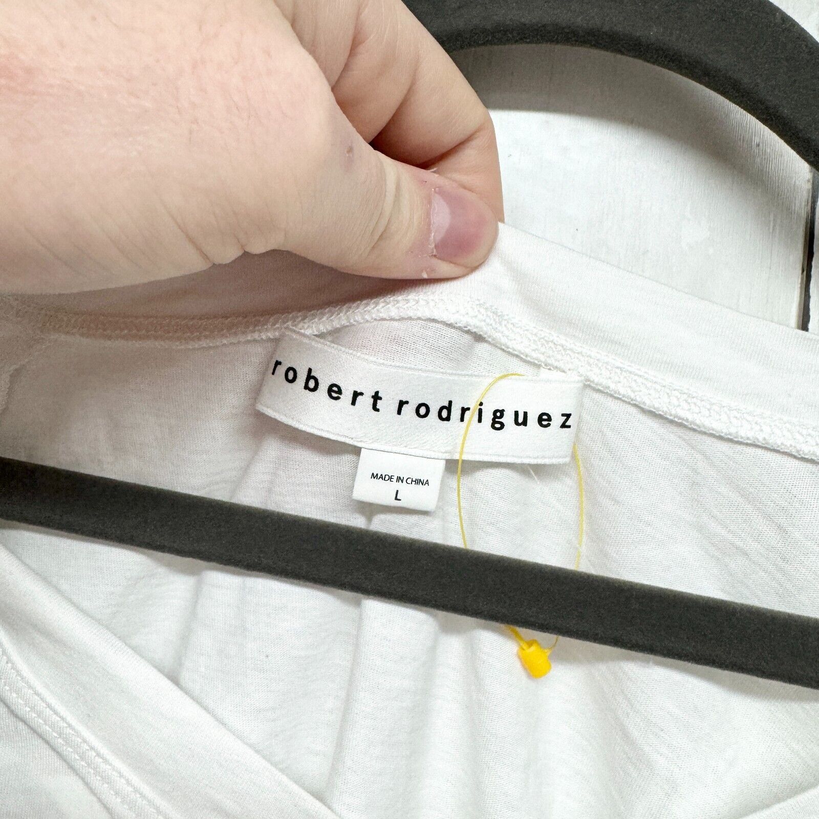 Robert Rodriguez Robert Rodriguez Top L White Butterfly Sleeve White Blouse Size L / US 10 / IT 46 - 2 Thumbnail
