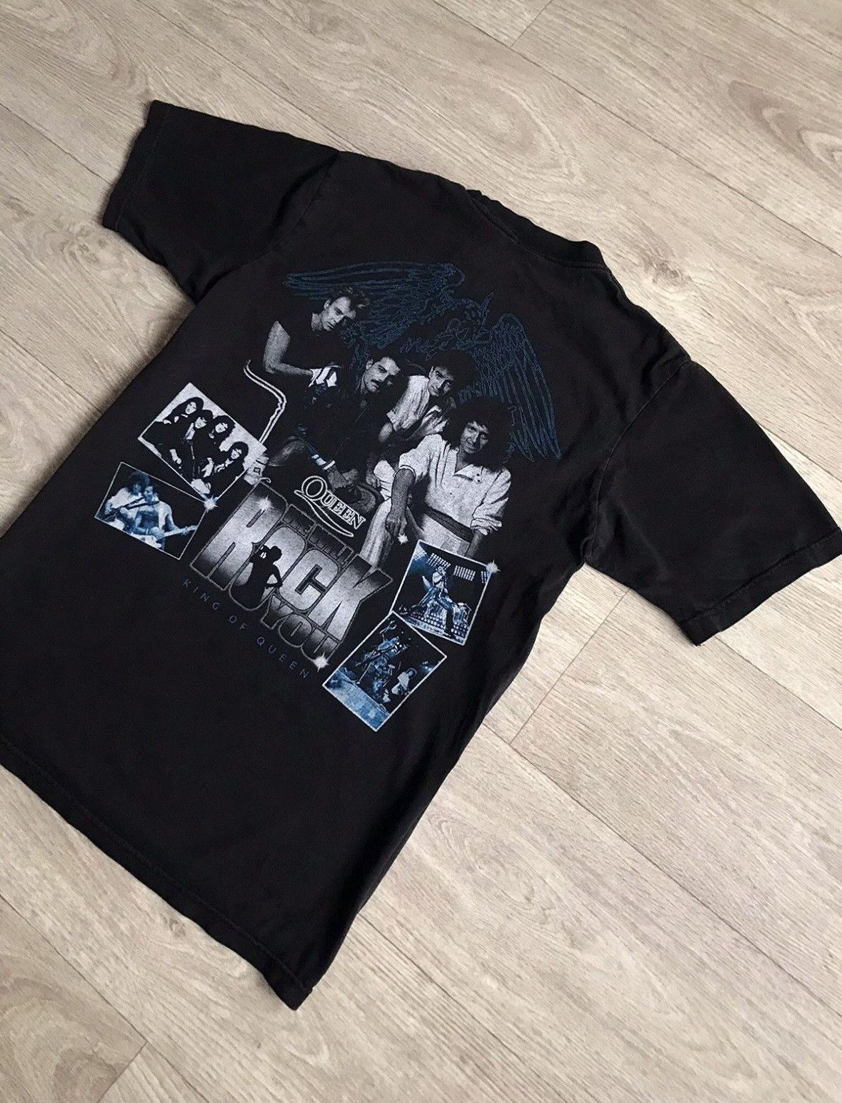 Band Tees × Vintage 🔷Vintage Queen We Will Rock You T-shirt 90s🔷 Size US L / EU 52-54 / 3 - 6 Thumbnail