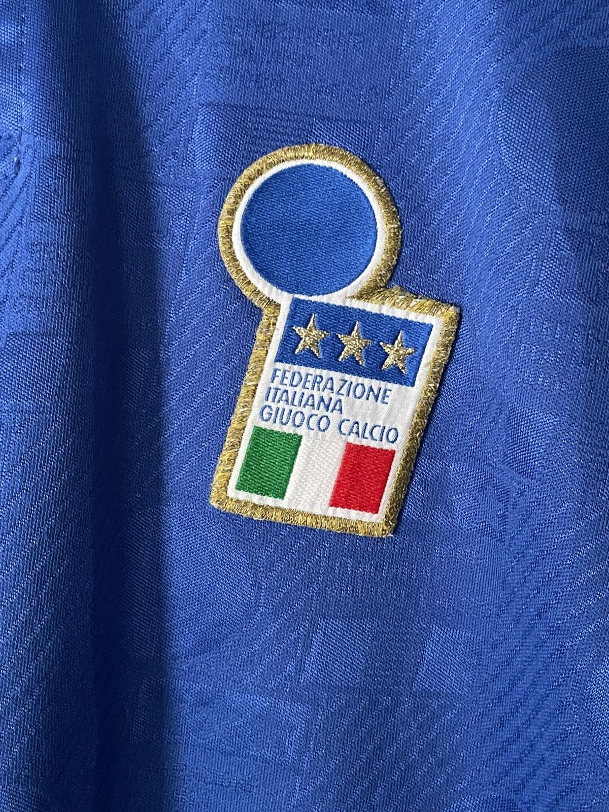 Diadora × Vintage Italy 1993 - 1994 Home football Diadora Match Worn shirt Size US L / EU 52-54 / 3 - 5 Thumbnail