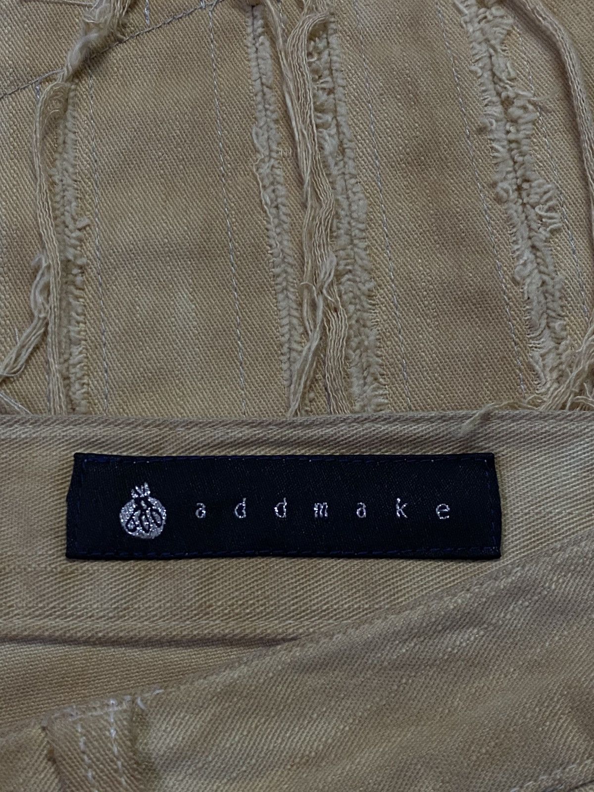 Add × Japanese Brand × Le Grande Bleu (L.G.B.) Add Make Super Striped Destroyed Distressed Cropped Jeans Size US 32 / EU 48 - 11 Thumbnail