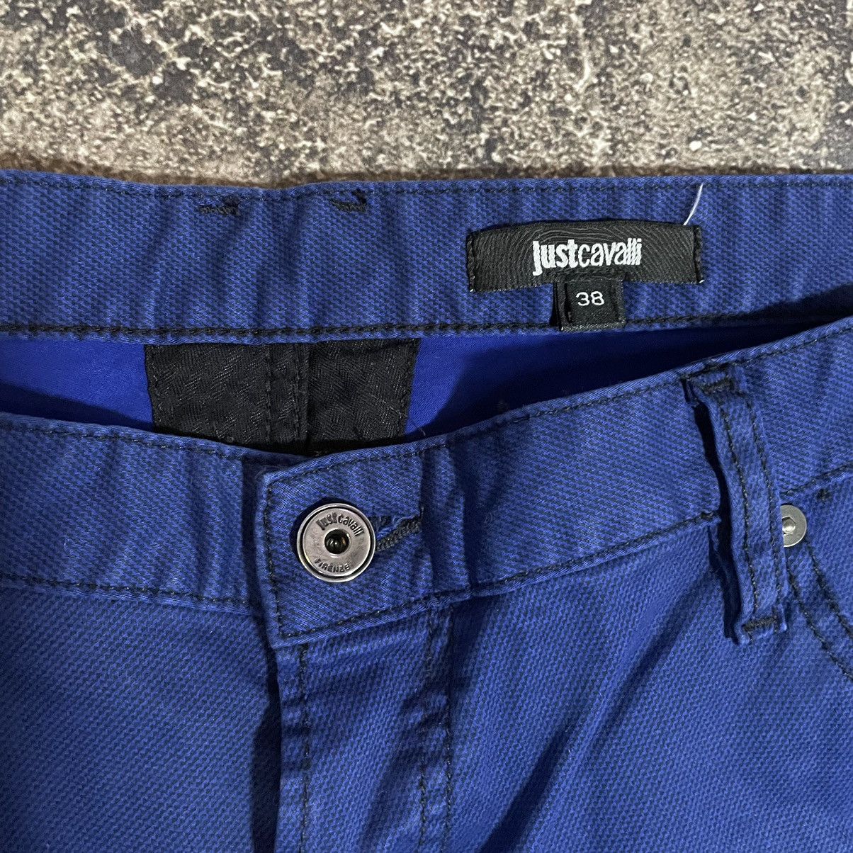 Just Cavalli × Roberto Cavalli Just Cavalli Blue Big Logo Pants Size US 38 / EU 54 - 5 Thumbnail