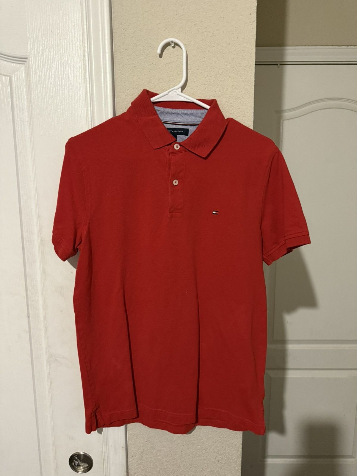 Tommy Hilfiger Red Tommy Hilfiger Tee Size US M / EU 48-50 / 2 - 1 Thumbnail