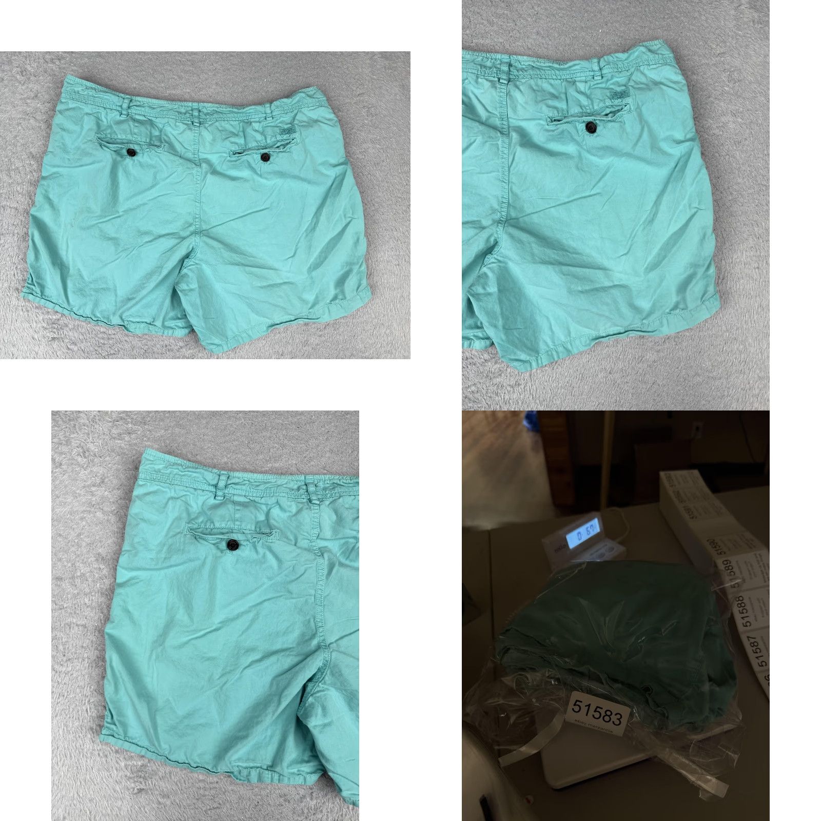 Ralph Lauren Lauren Jeans Co Ralph Lauren Shorts Womens 14 Aqua Blue Cotton Casual Size 36" / US 14 / IT 50 - 9 Thumbnail