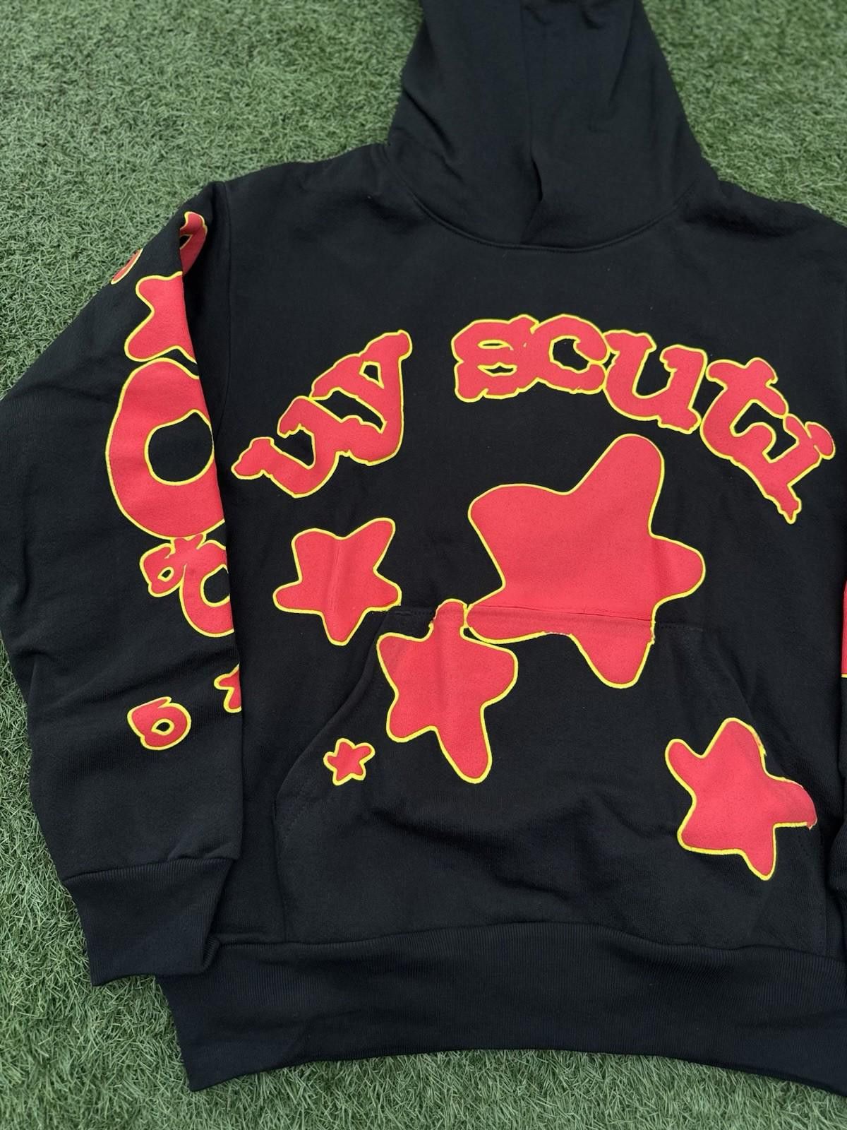 Sp5der Sp5der Worldwide Black Red Hoodie Size (Small) NEW Box + CD Size US S / EU 44-46 / 1 - 5 Thumbnail