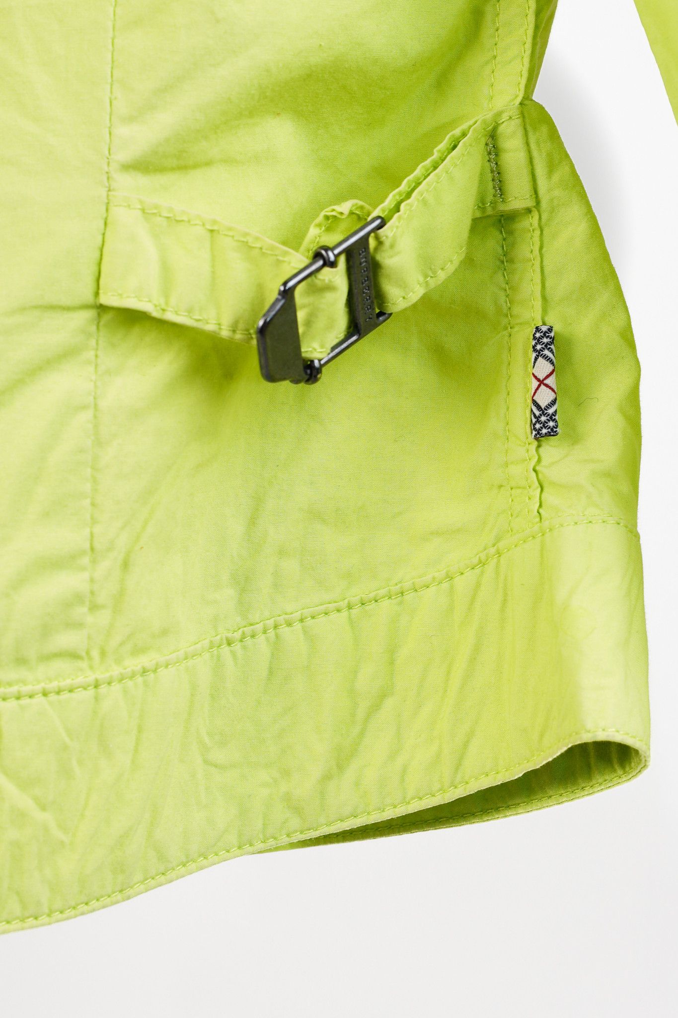 Burberry Burberry Neon Green Cotton Button-Up Jacket Size M / US 6-8 / IT 42-44 - 9 Thumbnail
