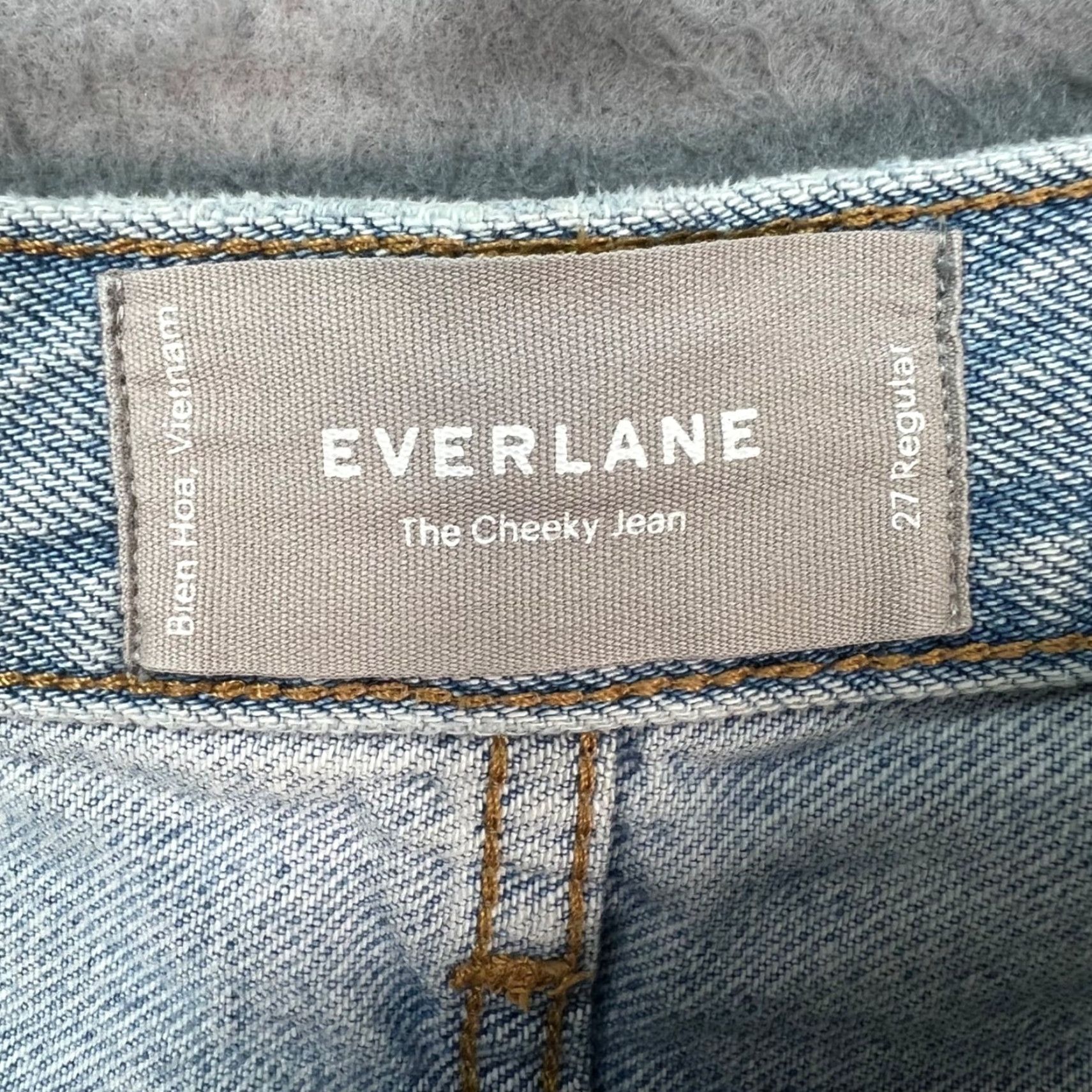 Everlane Everlane Jeans The Cheeky Light Wash Denim High-Rise Regular 27 in Blue Womens Jeans Size 27" / US 4 / IT 40 - 3 Thumbnail