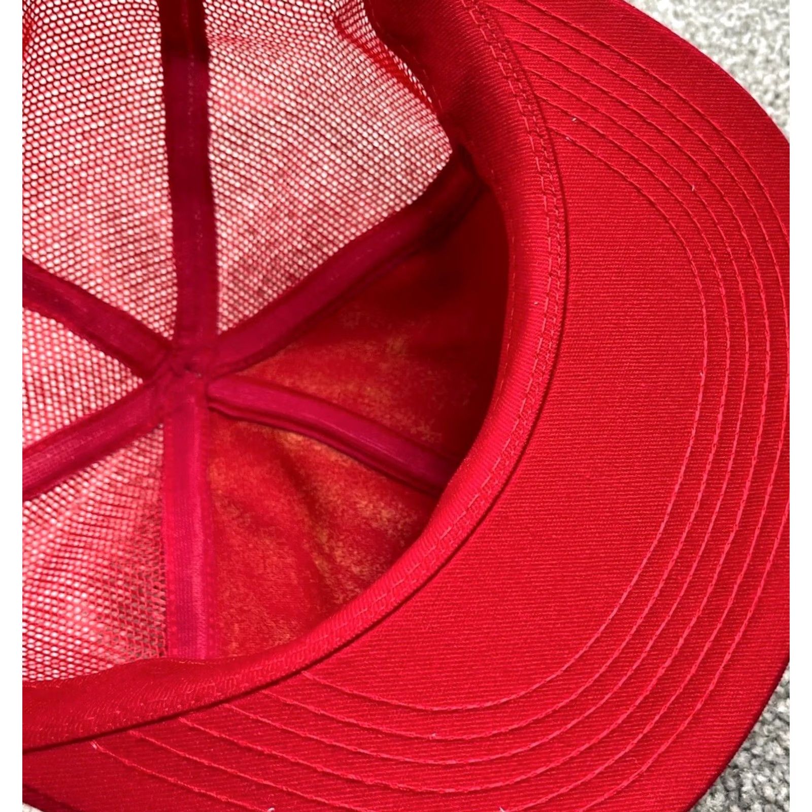 Vintage VINTAGE K Products Trucker Hat Cap Red Made In USA Patch Farm 80s Mine Snapback Mens Size ONE SIZE - 7 Thumbnail