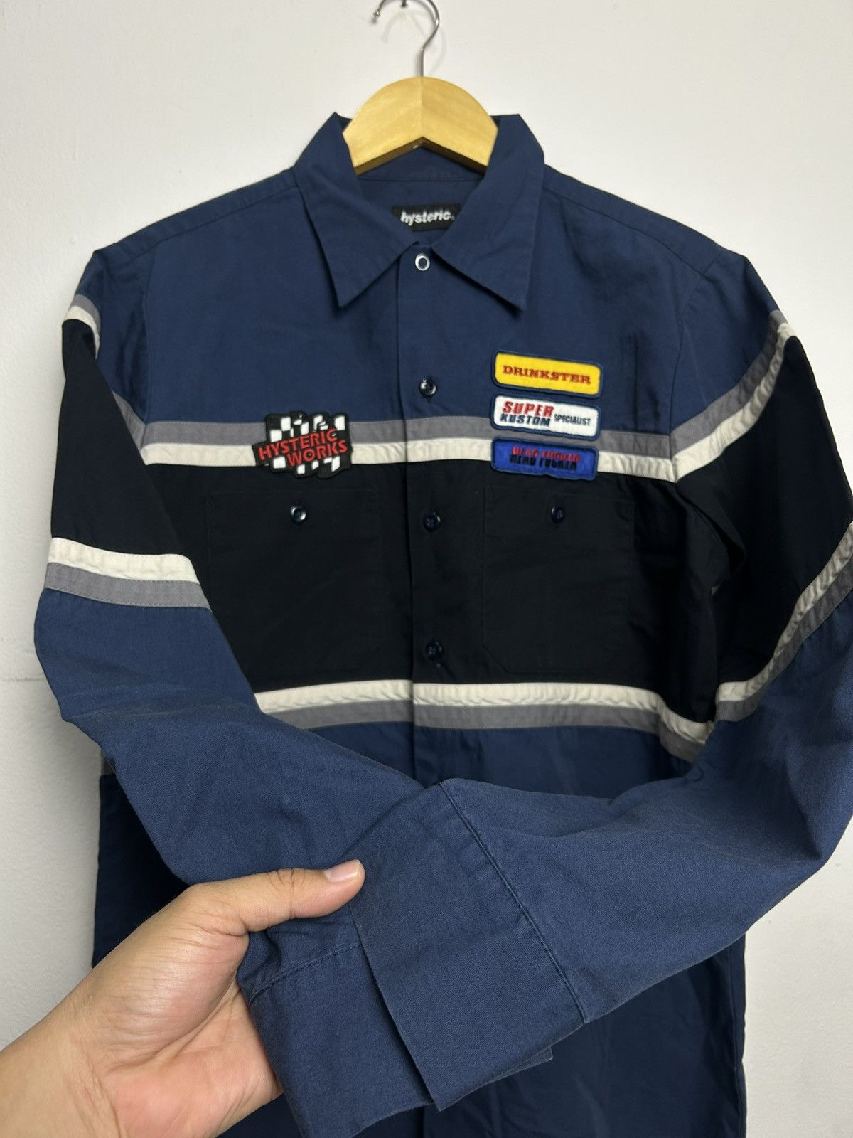Hysteric Glamour Vintage Hysteric Glamour Head fucker workshirt Size US L / EU 52-54 / 3 - 5 Thumbnail
