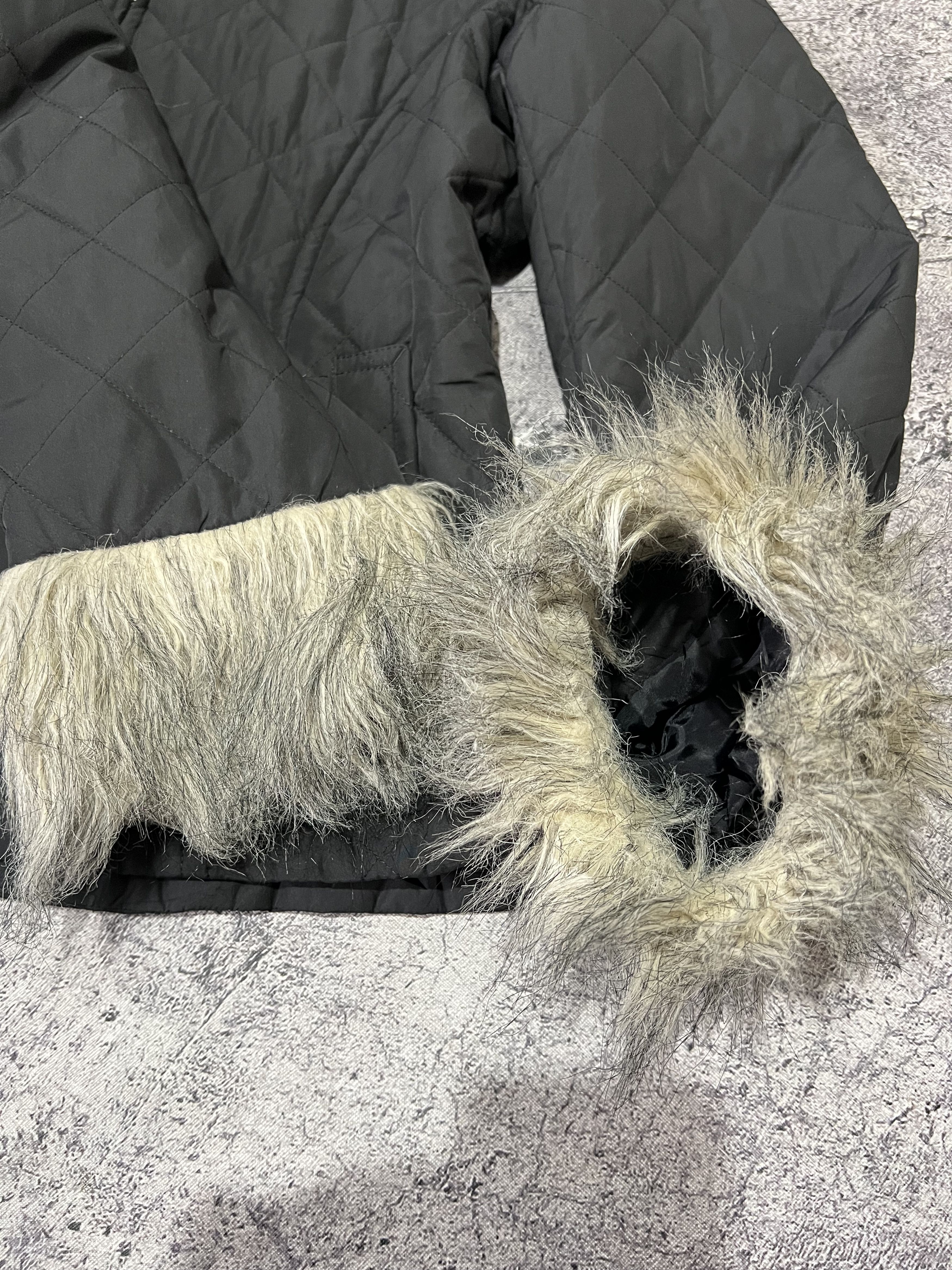 Japanese Brand 2000s Archival Japan Fur Quilted Punk Hodded y2k Lgb Ifsix Size US M / EU 48-50 / 2 - 4 Thumbnail