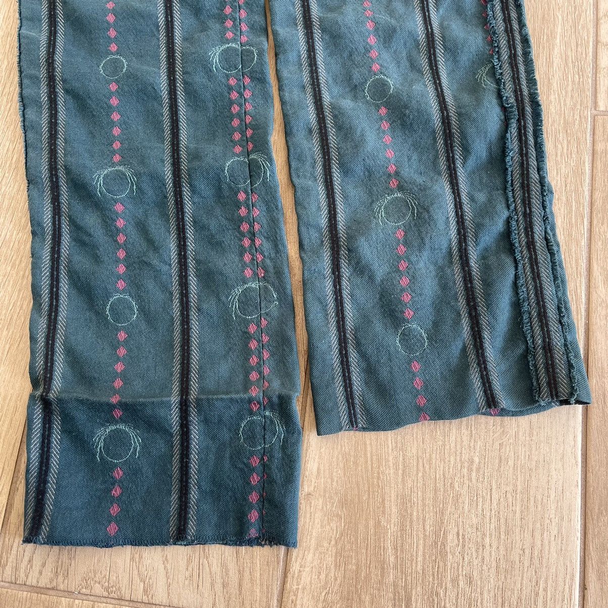 Undercover SS2003 "Scab" Ethnic Tribal Giz Embroidery Pants Size US 32 / EU 48 - 6 Thumbnail
